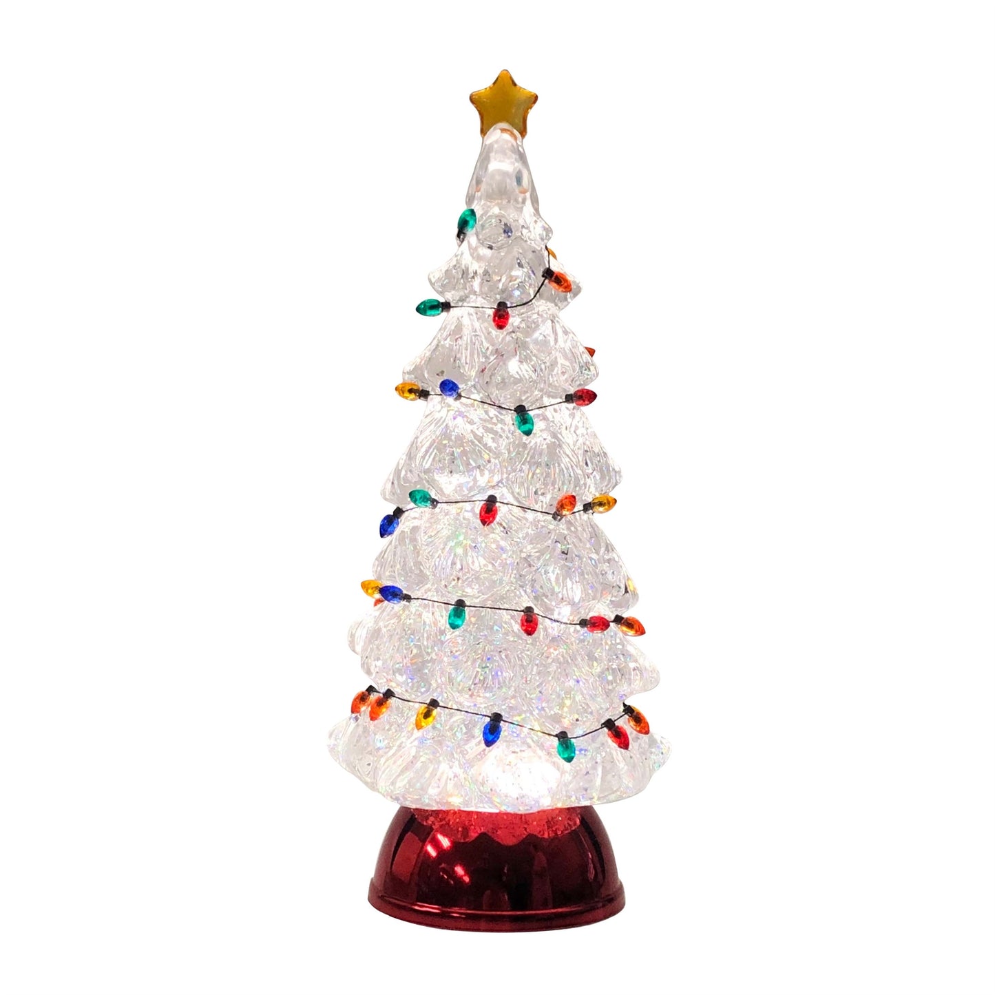 LED Christmas Tree with Holiday Lights 11.5"H