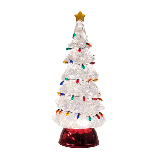 LED Christmas Tree with Holiday Lights 11.5"H