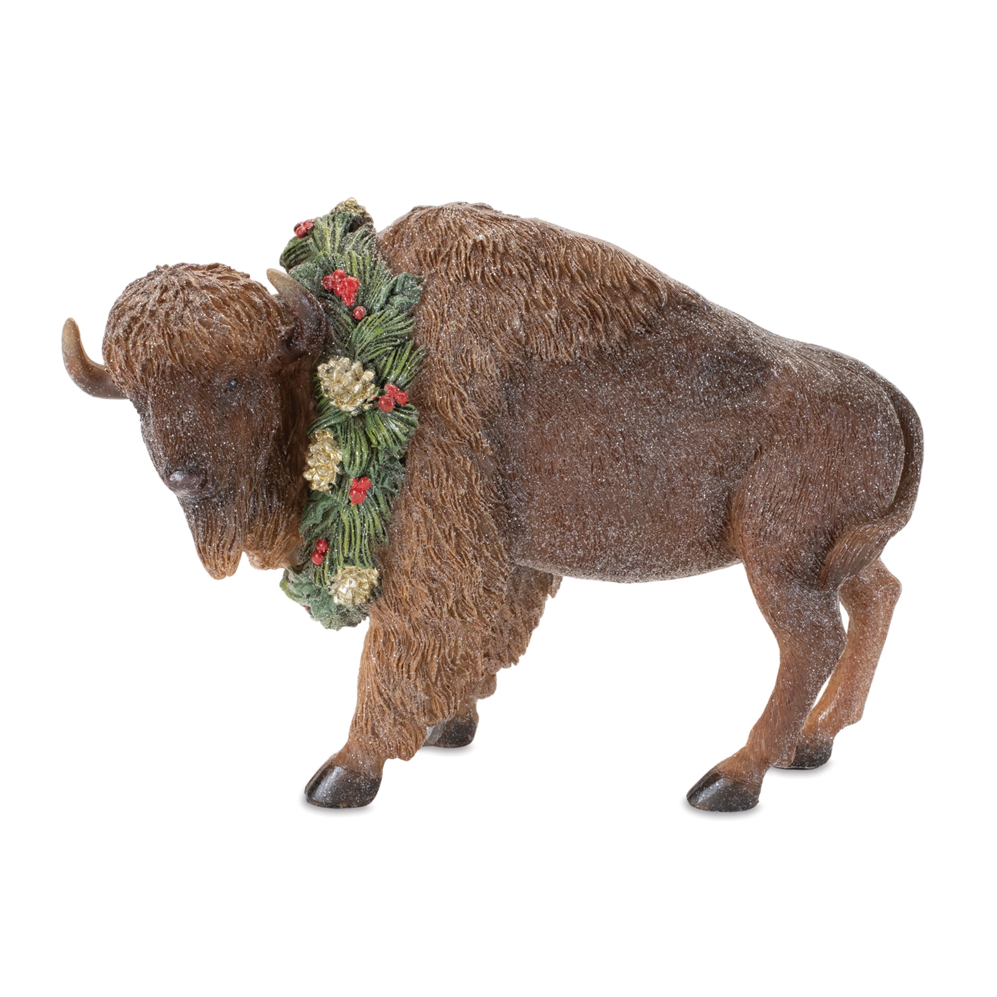 Winter Bison Figurine (Set of 4)