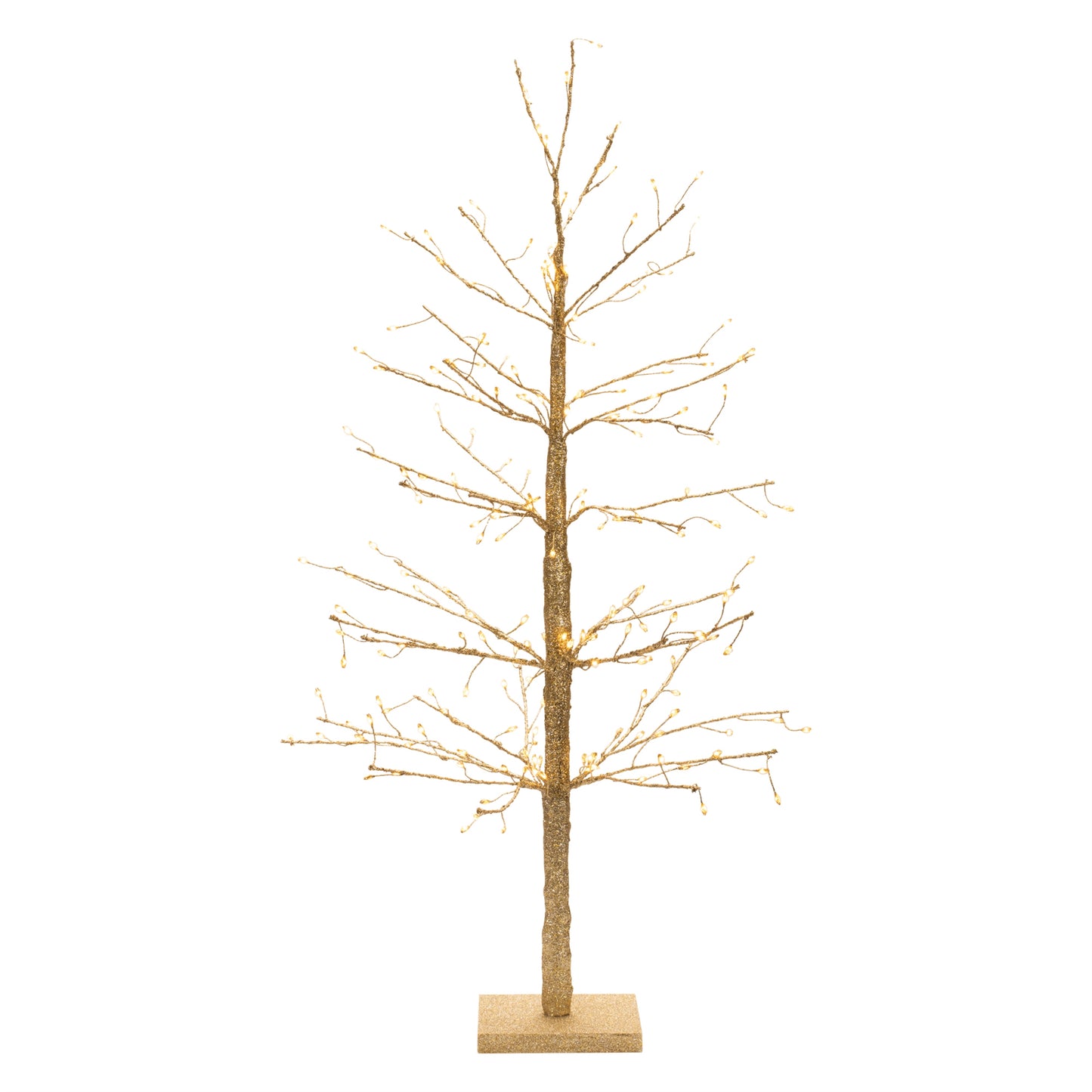 Gold LED Twig Tree 36"H