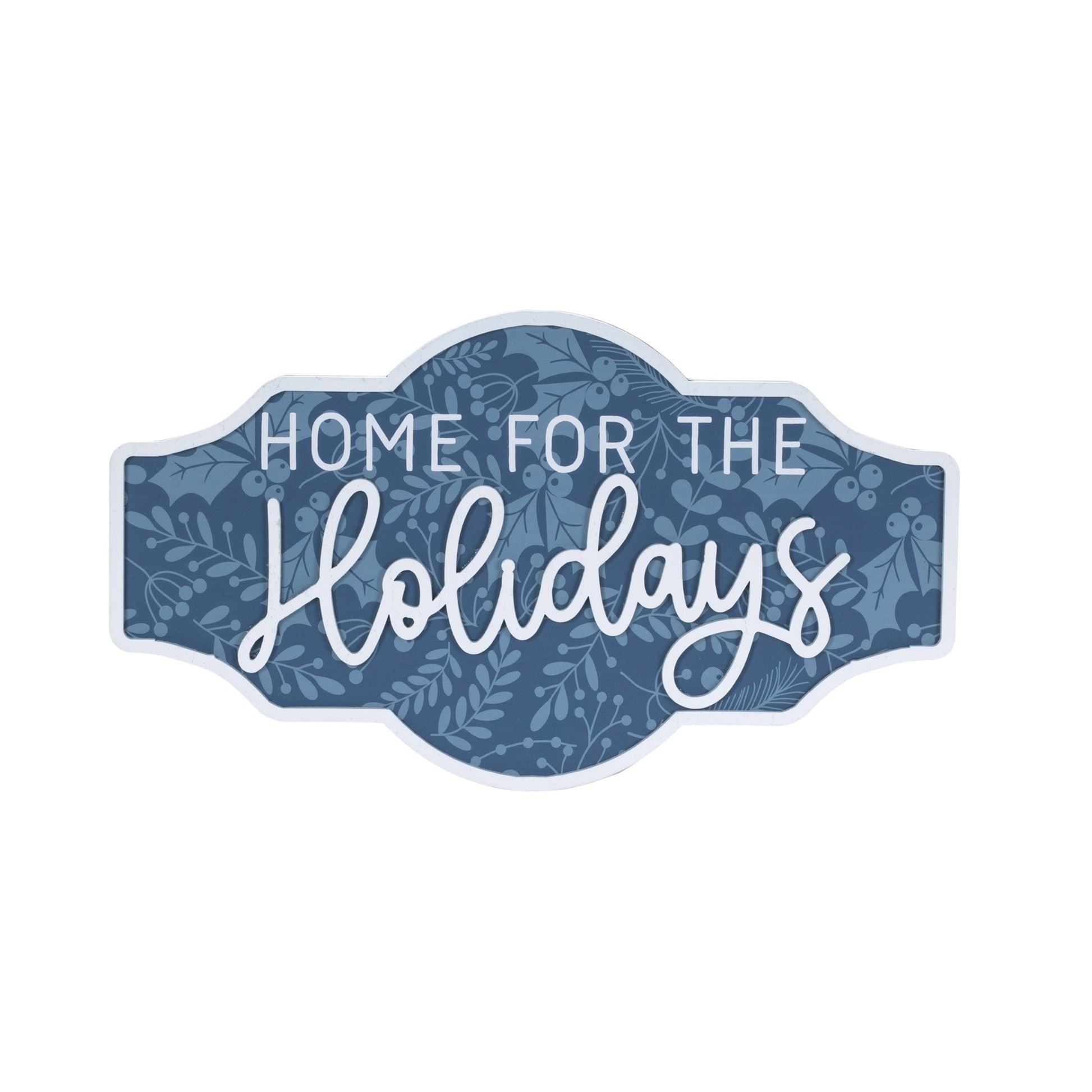 Wood Christmas Sentiment Sign (Set of 2)