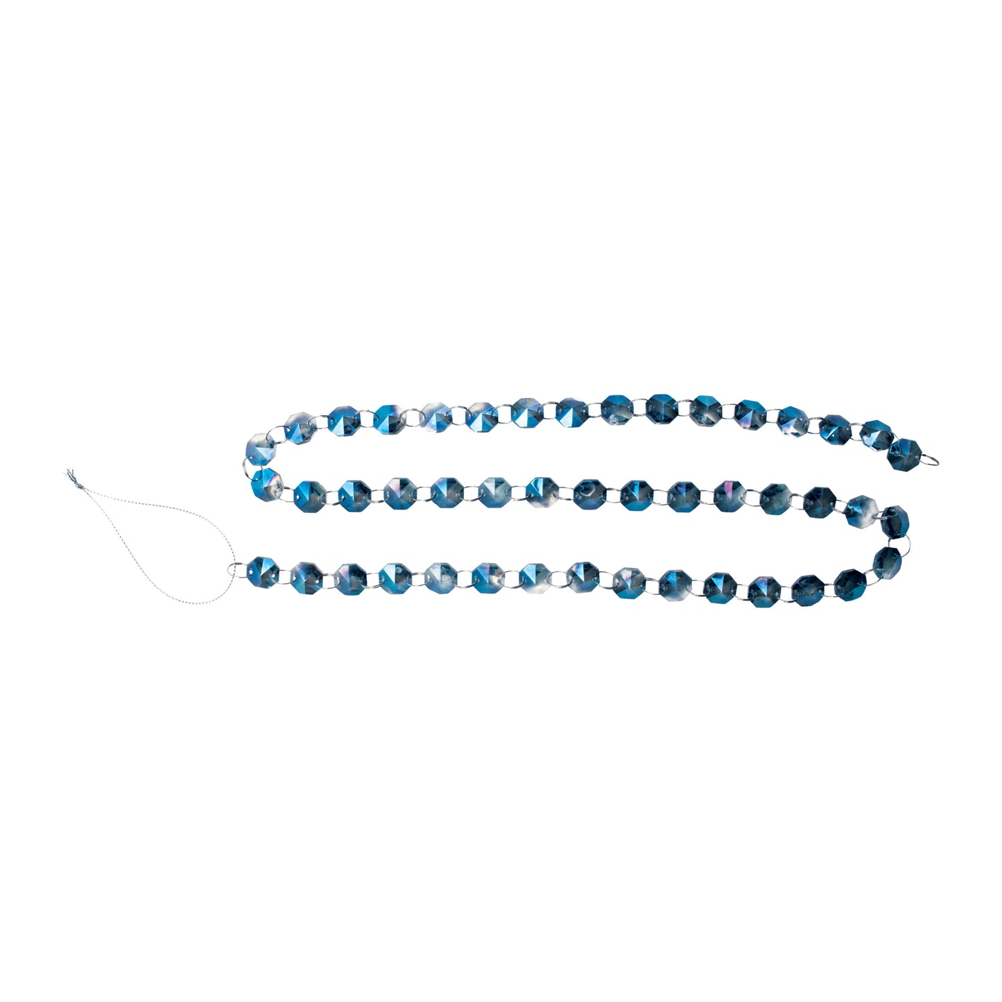 Iridescent Glass Jewel Garland (Set of 2)