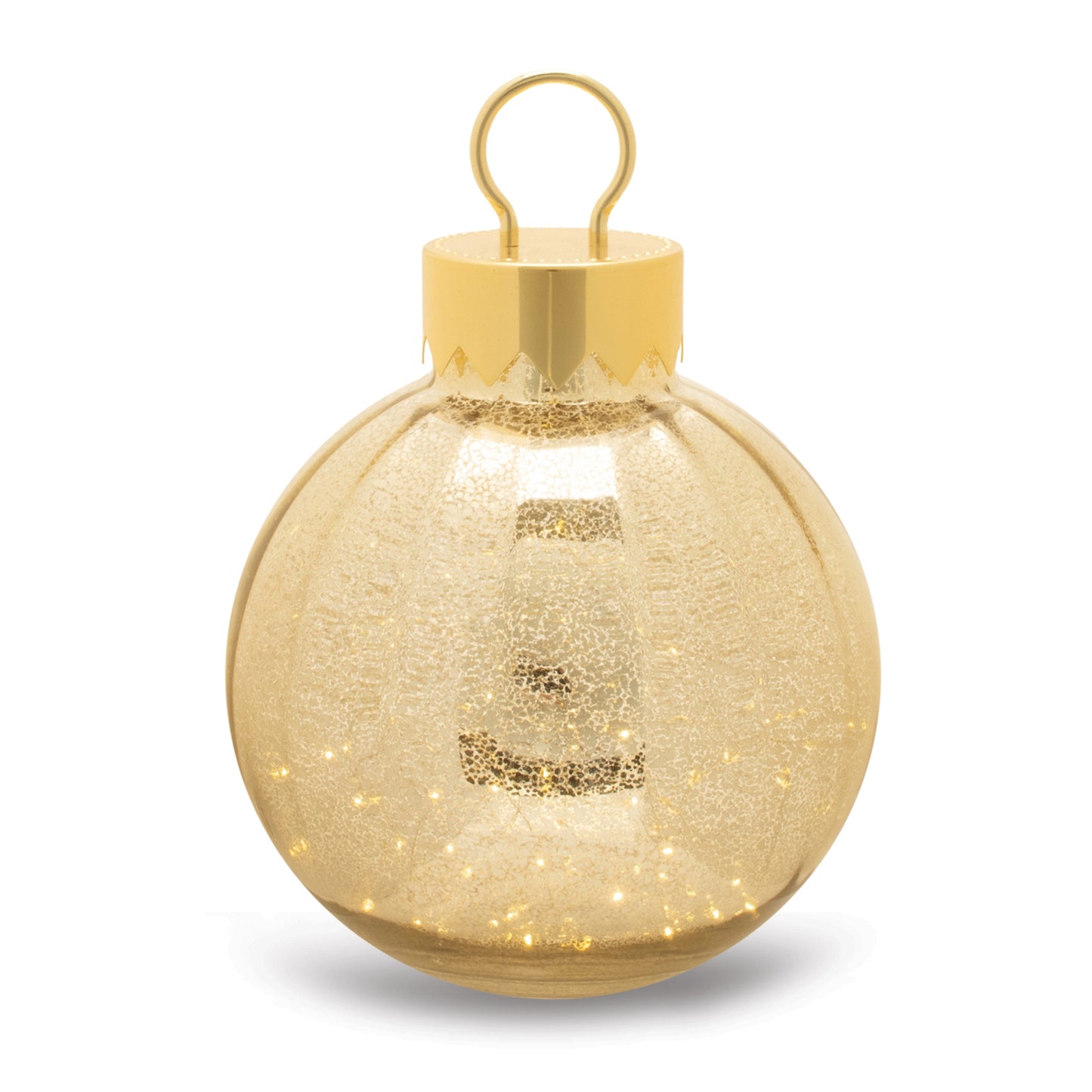 LED Mercury Glass Ornament 13"H