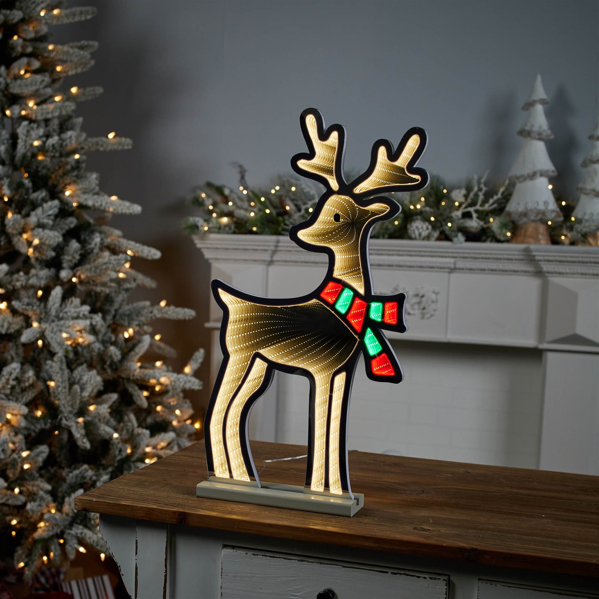 Deer with Scarf Ekkolight 23.5"H