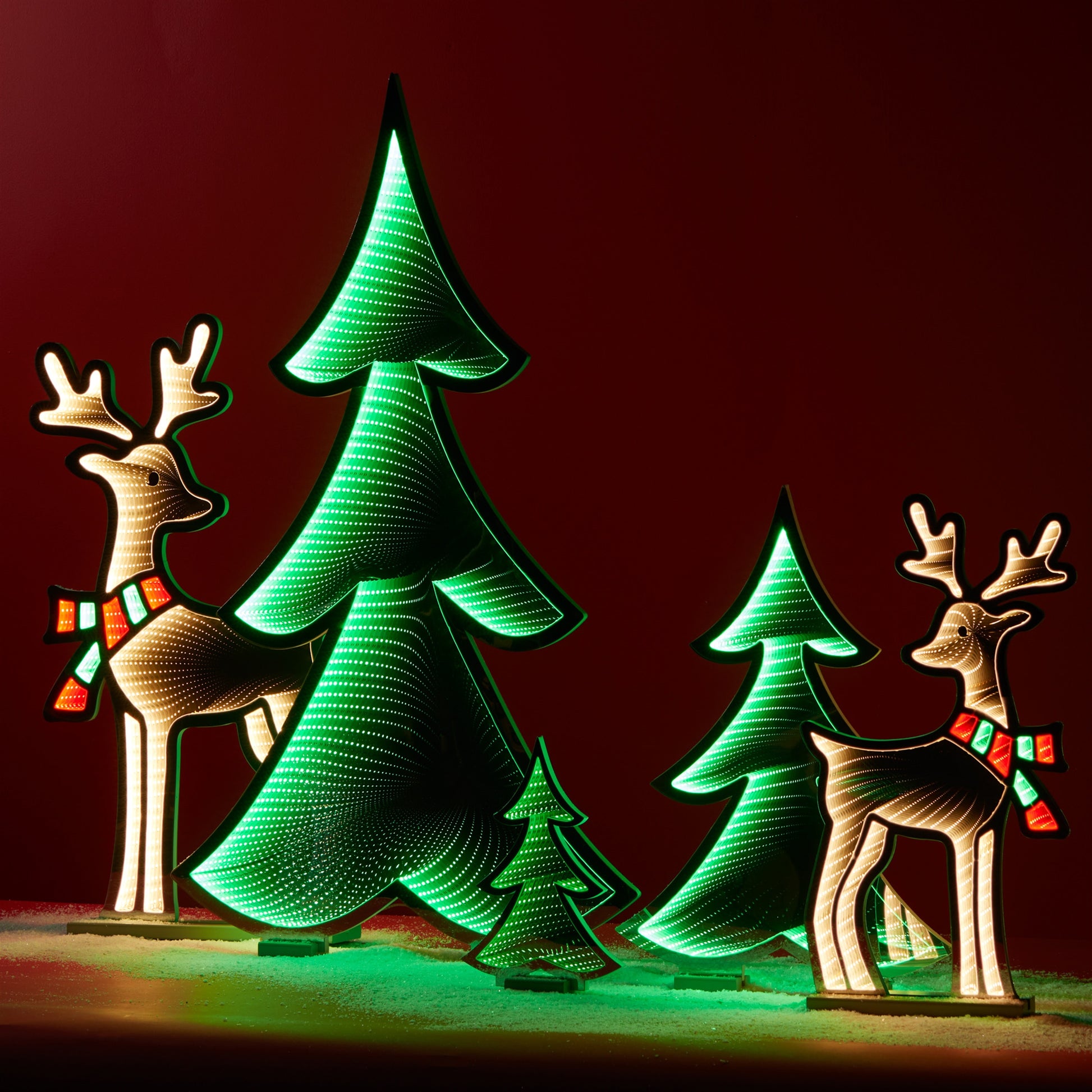 Deer with Scarf Ekkolight 33"H