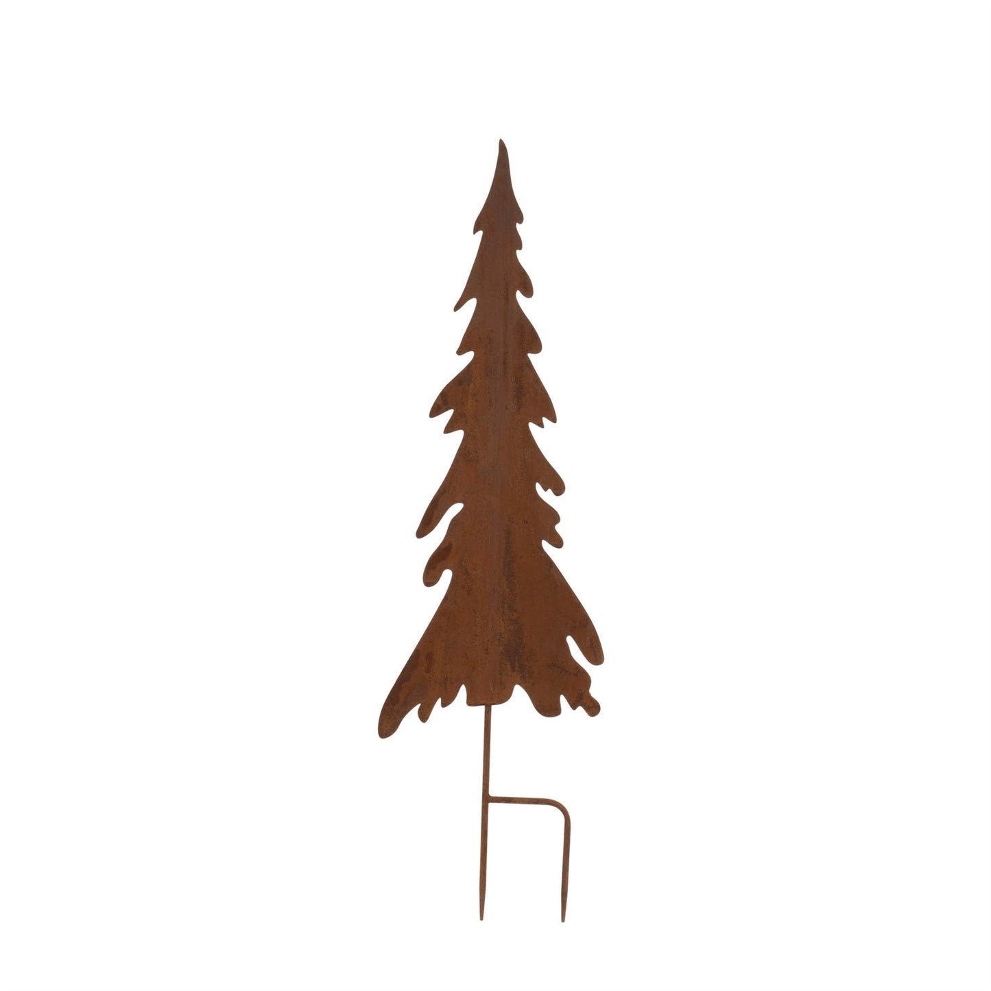 Rusted Iron Pine Tree Stake (Set of 3)
