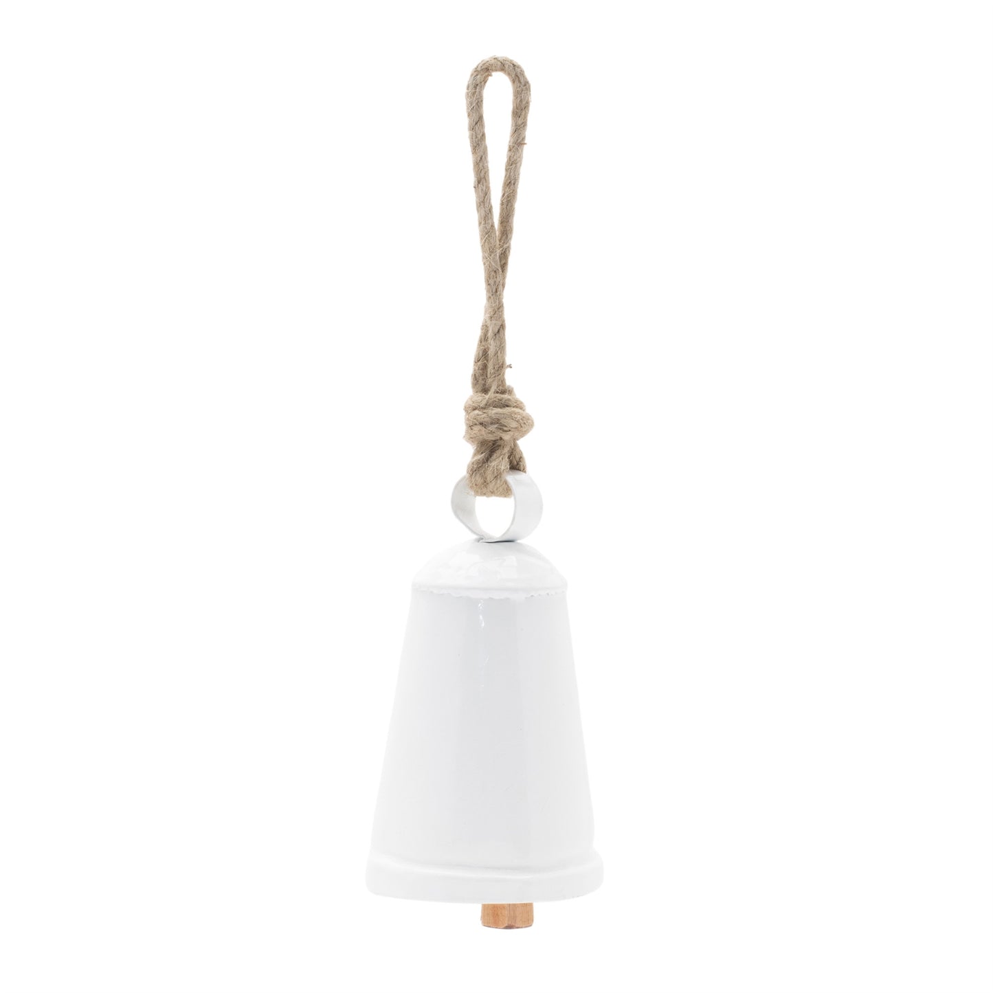 Rustic Metal Bell Ornament (Set of 8)