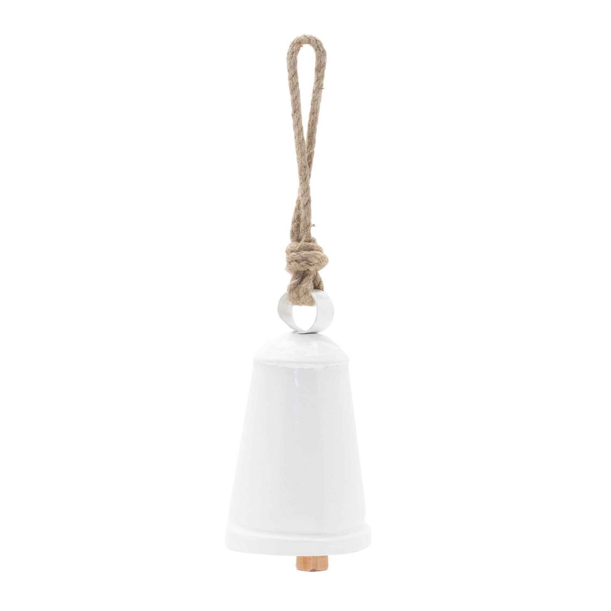 Rustic Metal Bell Ornament (Set of 8)