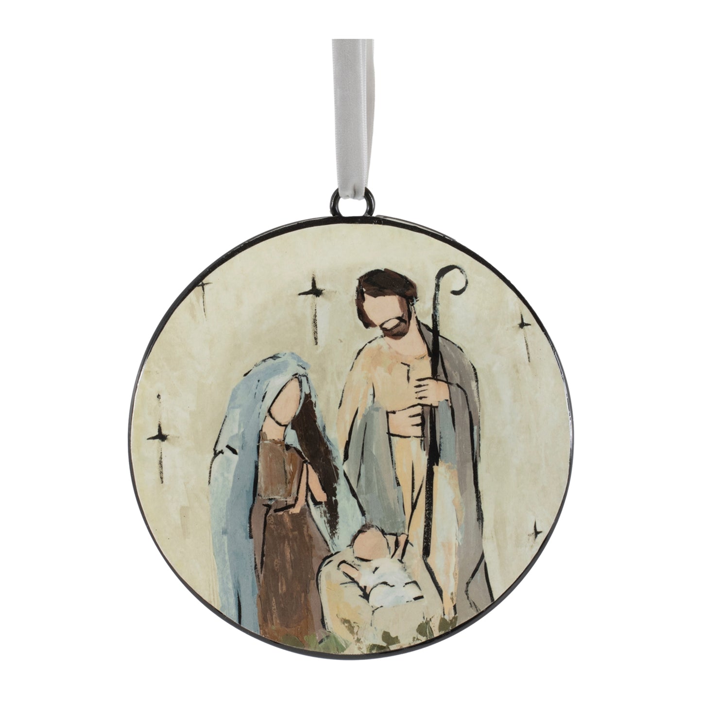 Holy Family Disc Ornament (Set of 12)