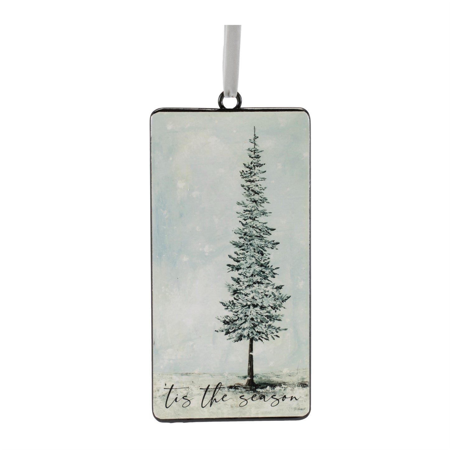 Tis the Season Pine Tree Ornament (Set of 12)
