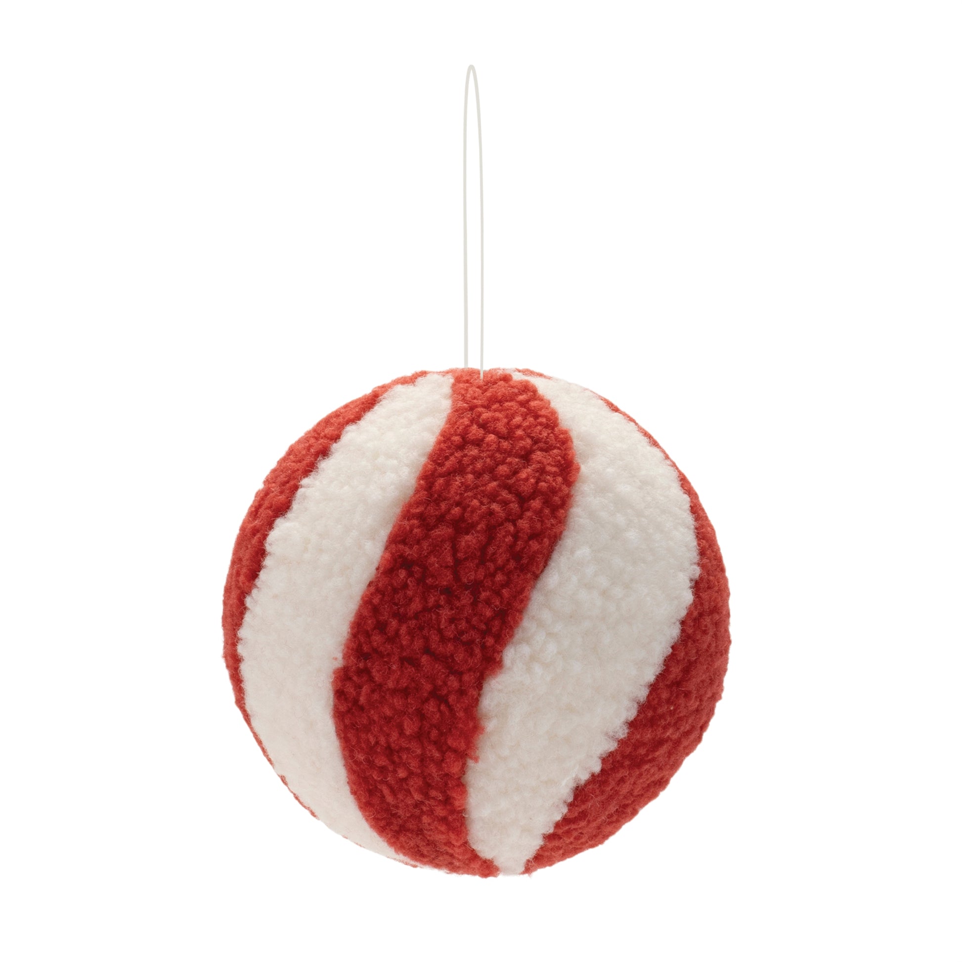 Candy Cane Stripe Ball Ornaments (set of 12)