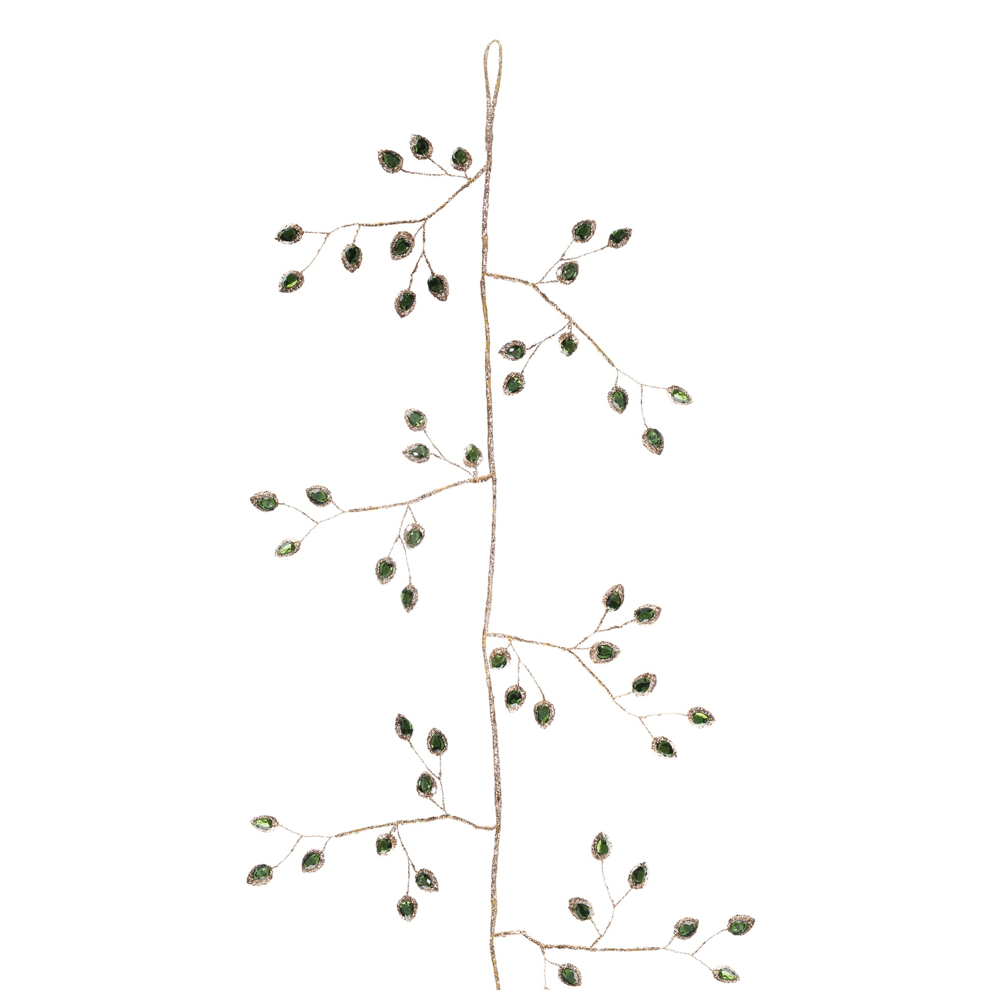 Jeweled Bead Leaf Garland (Set of 2)