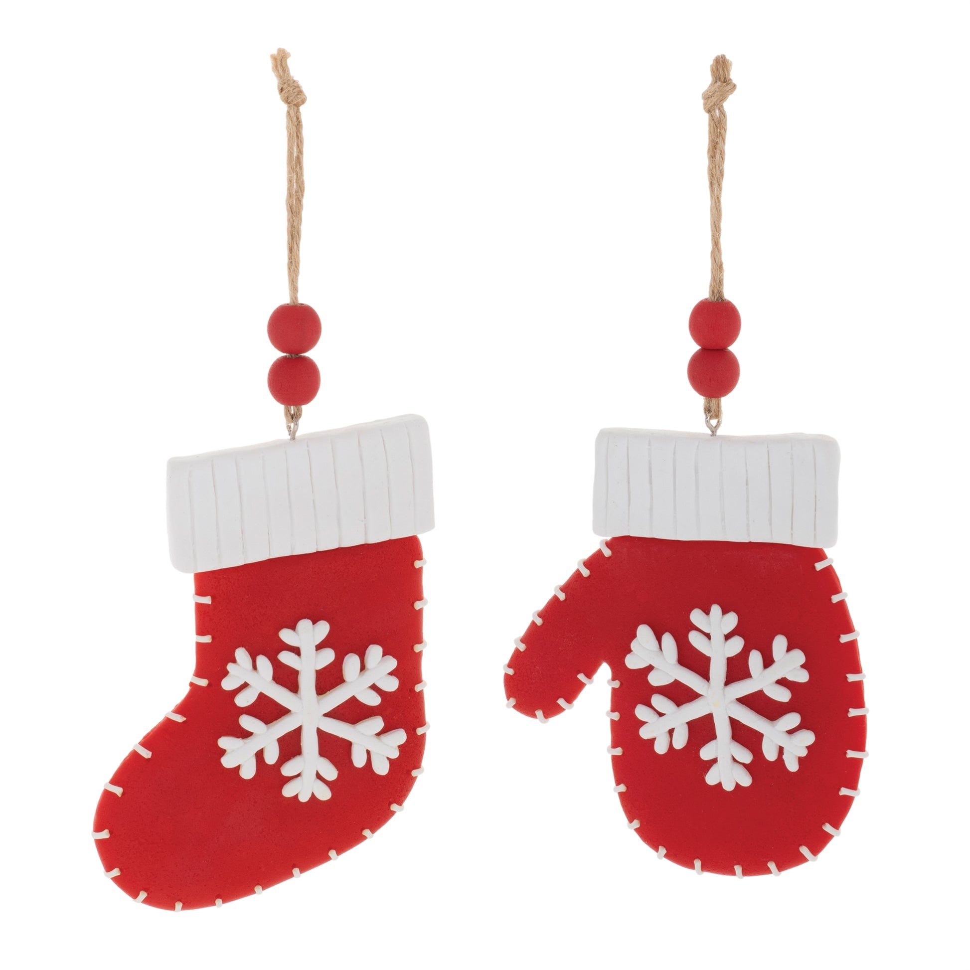 Mitten & Stocking Ornaments – Set of 12