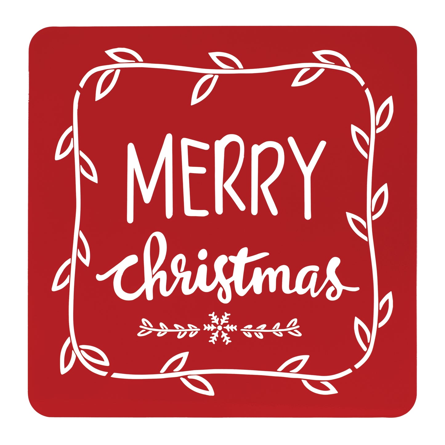 Cut Metal Holiday Sentiment Sign (Set of 2)