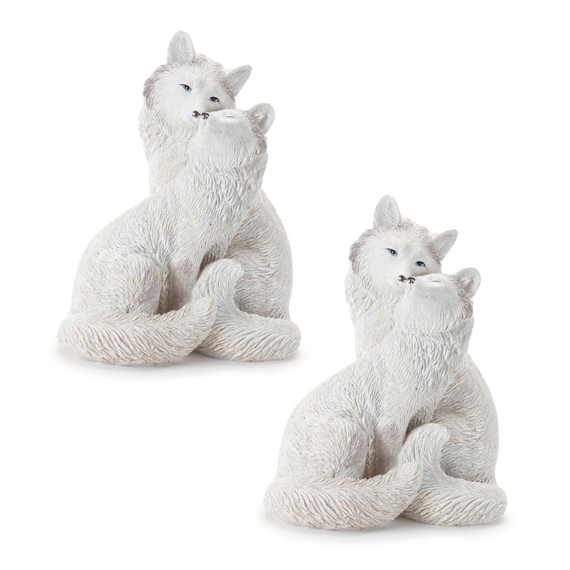Winter Fox Couple Figurine (Set of 2)