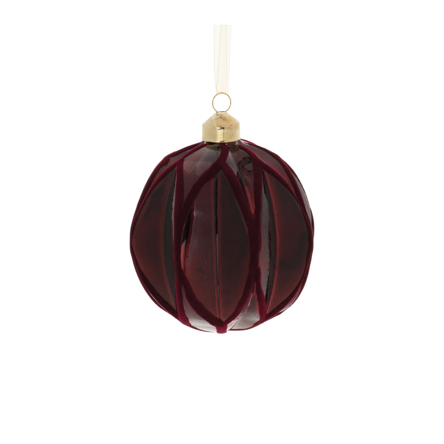 Velvet Glass Ornament (Set of 6)