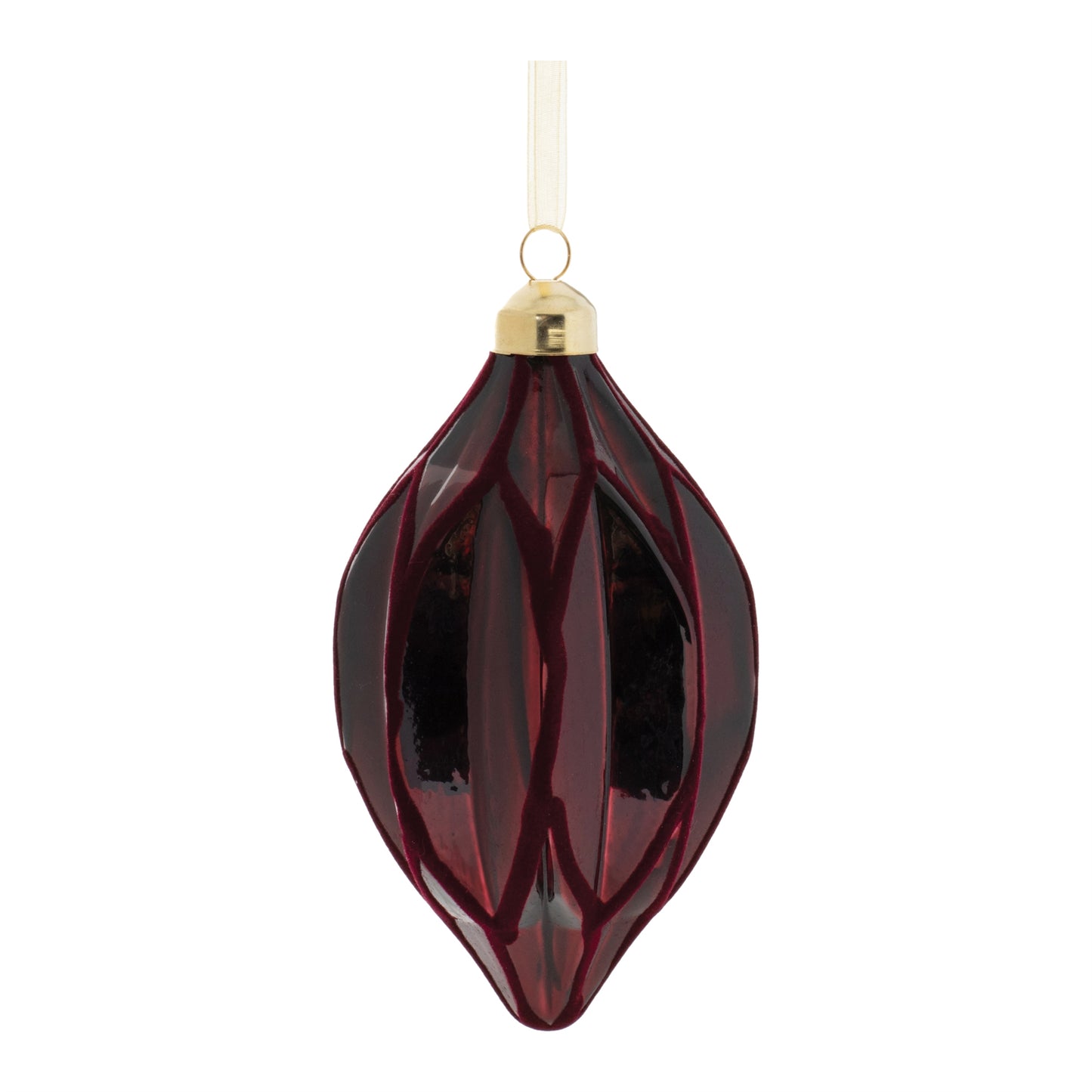 Velvet Glass Ornament (Set of 6)