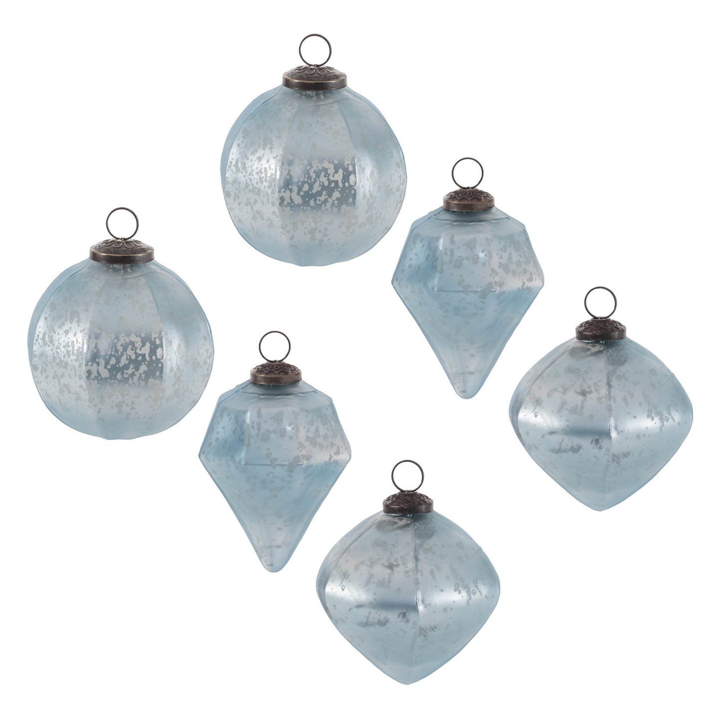 Mercury Glass Ornament (Set of 6)