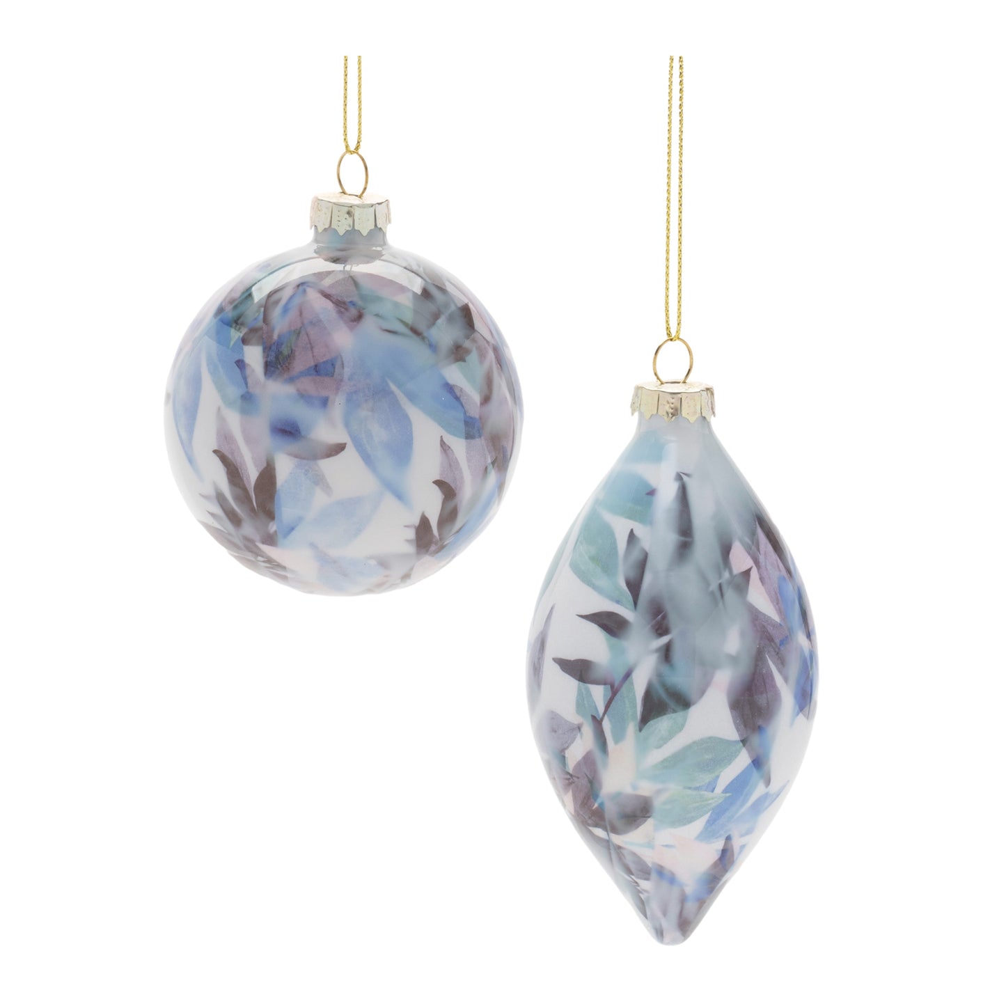 Artful Glass Ornaments – Set of 12