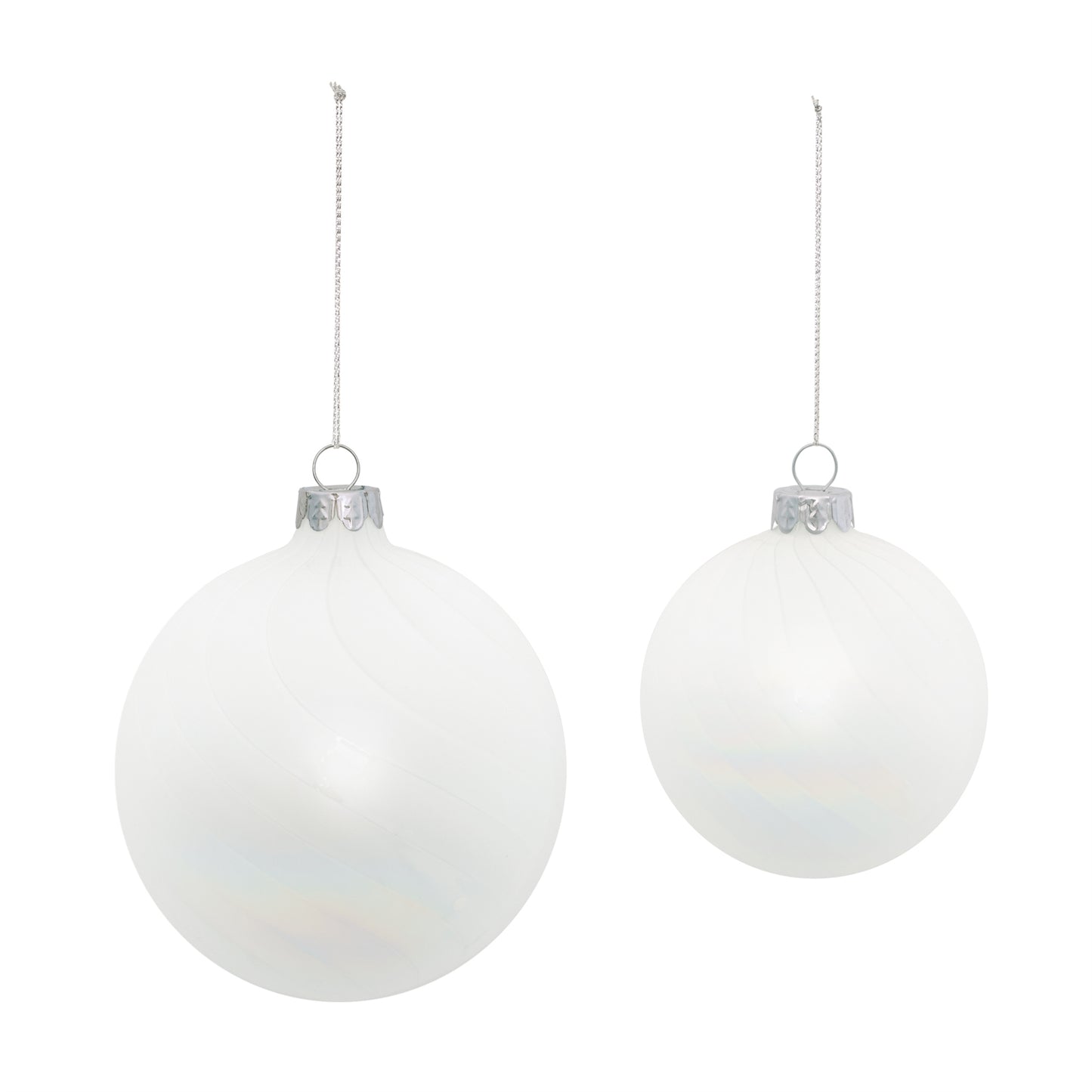 Iridescent Glass Ball Ornament (Set of 12)
