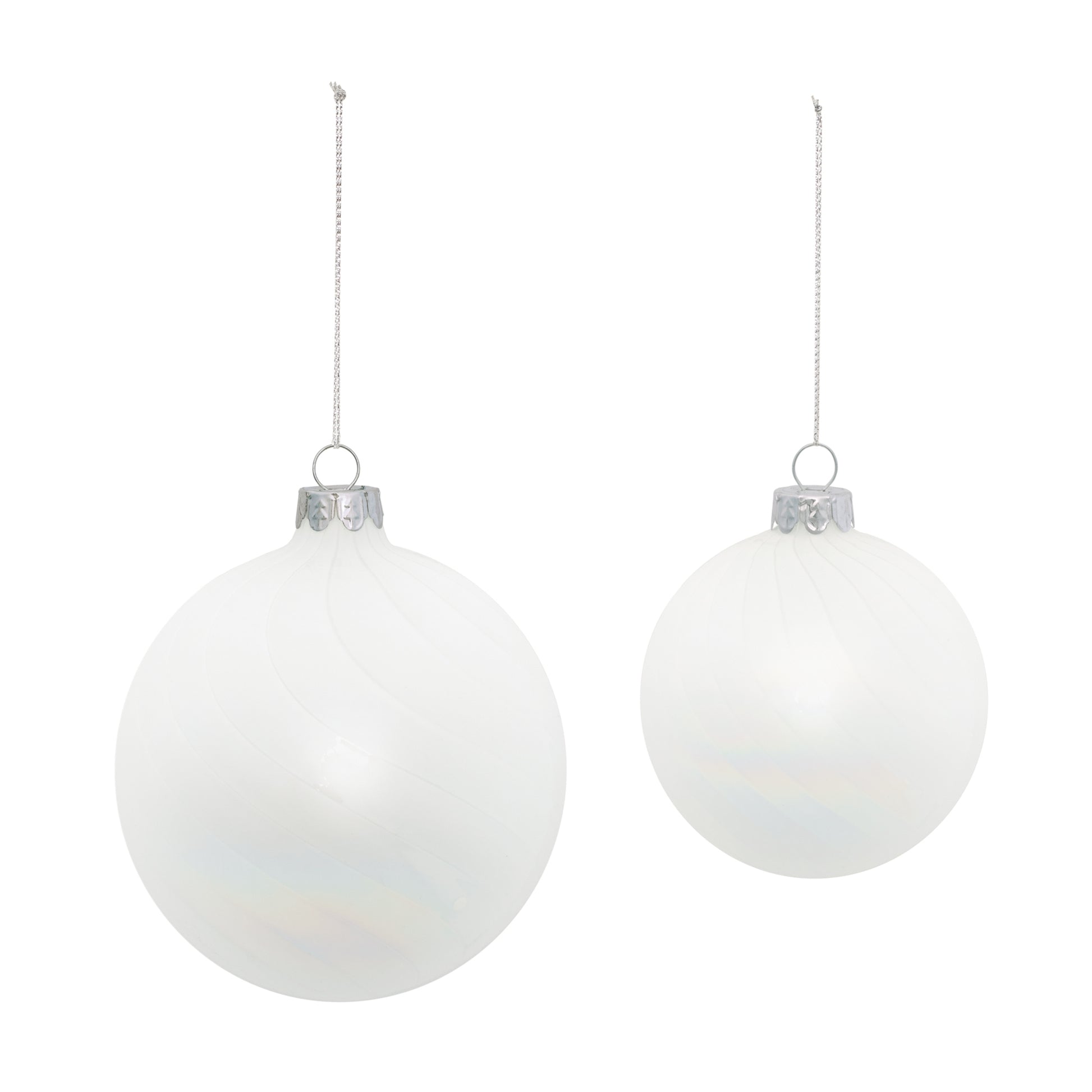 Iridescent Glass Ball Ornament (Set of 12)