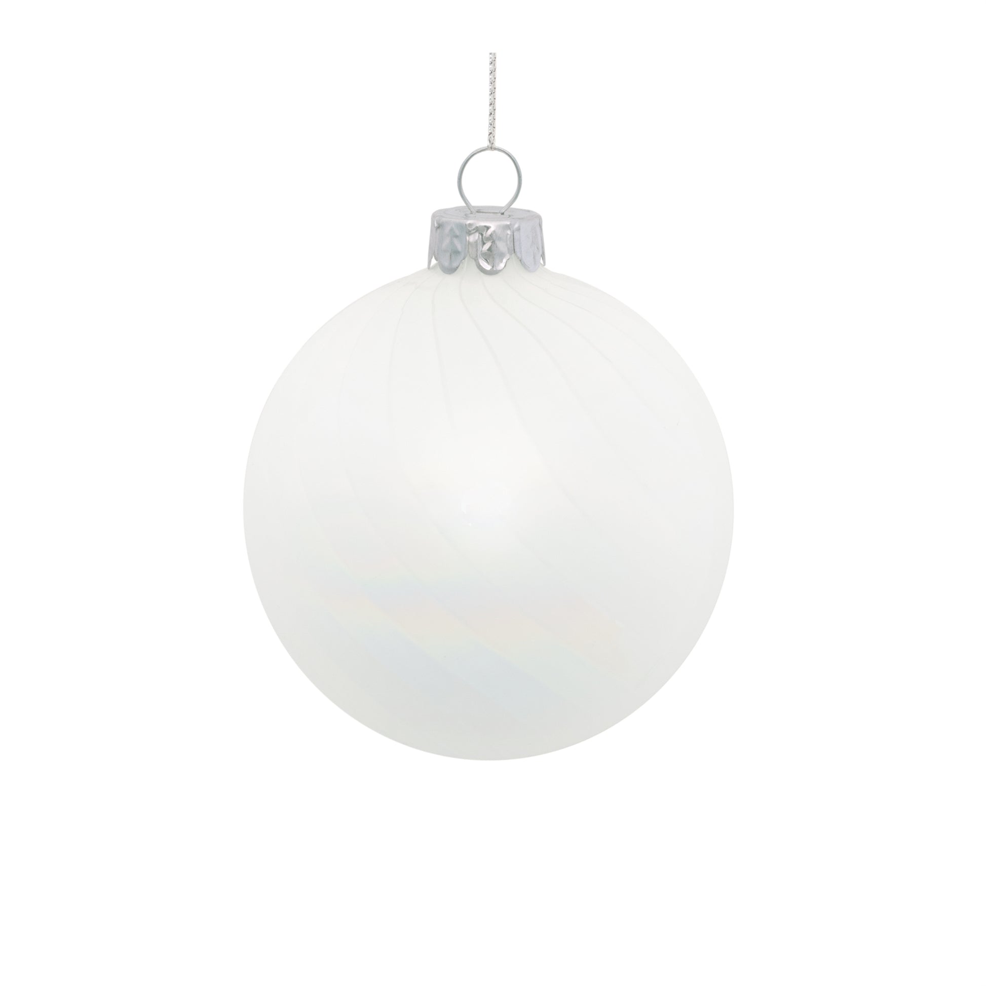 Iridescent Glass Ball Ornament (Set of 12)