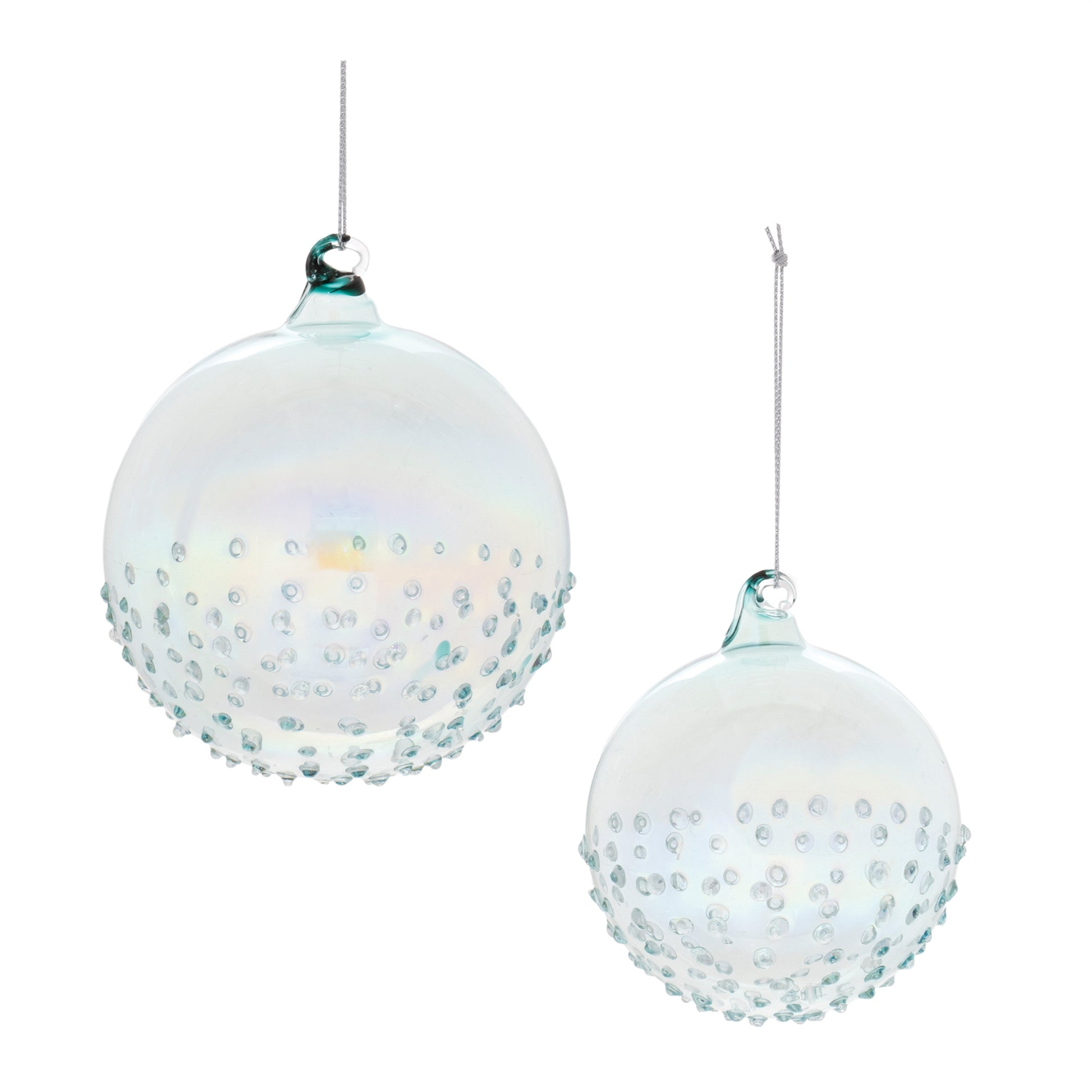 Iridescent Glass Ball Ornament (Set of 12)