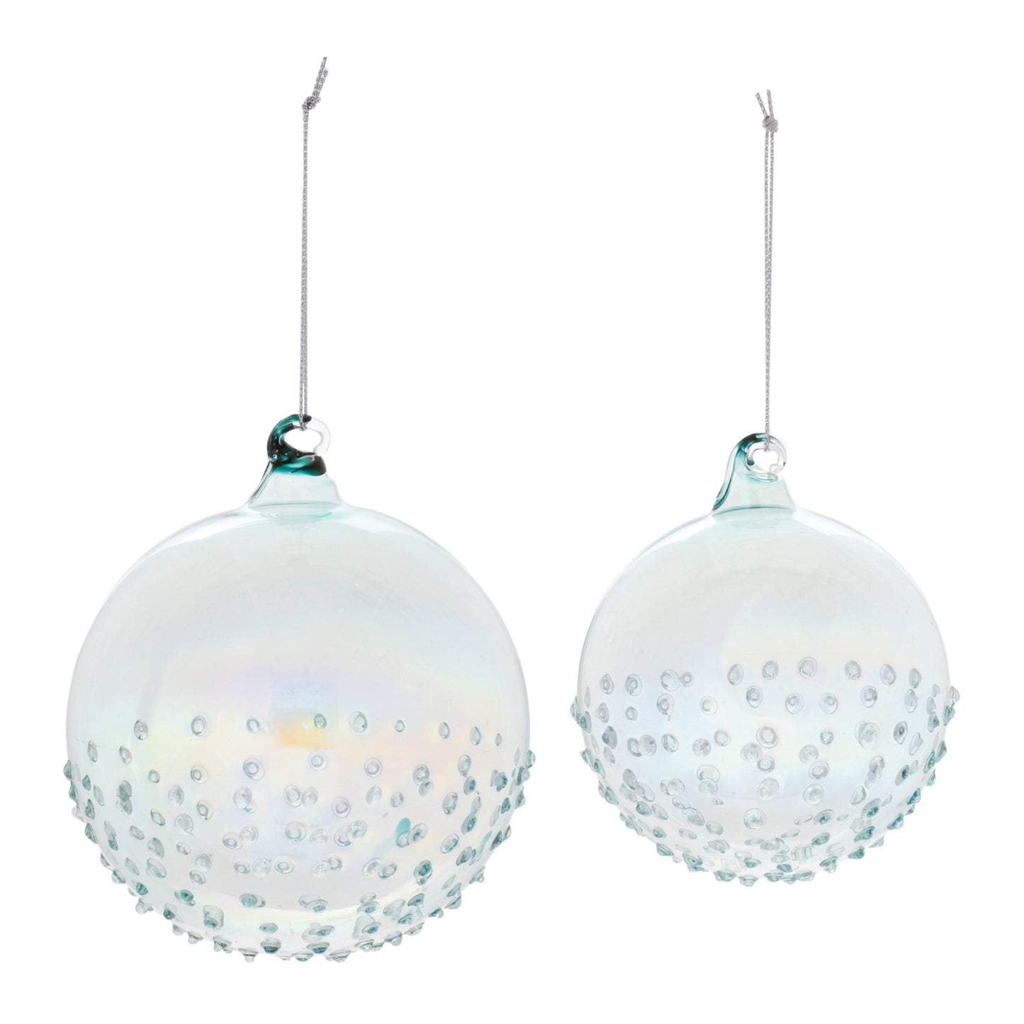Iridescent Glass Ball Ornament (Set of 12)