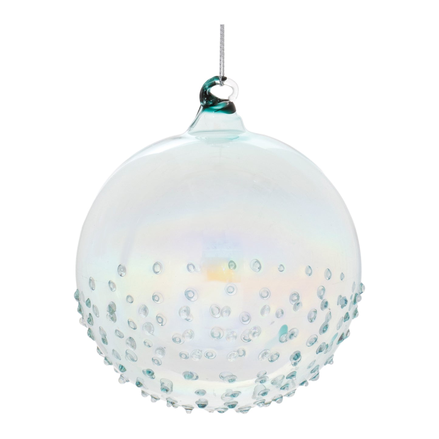 Iridescent Glass Ball Ornament (Set of 12)