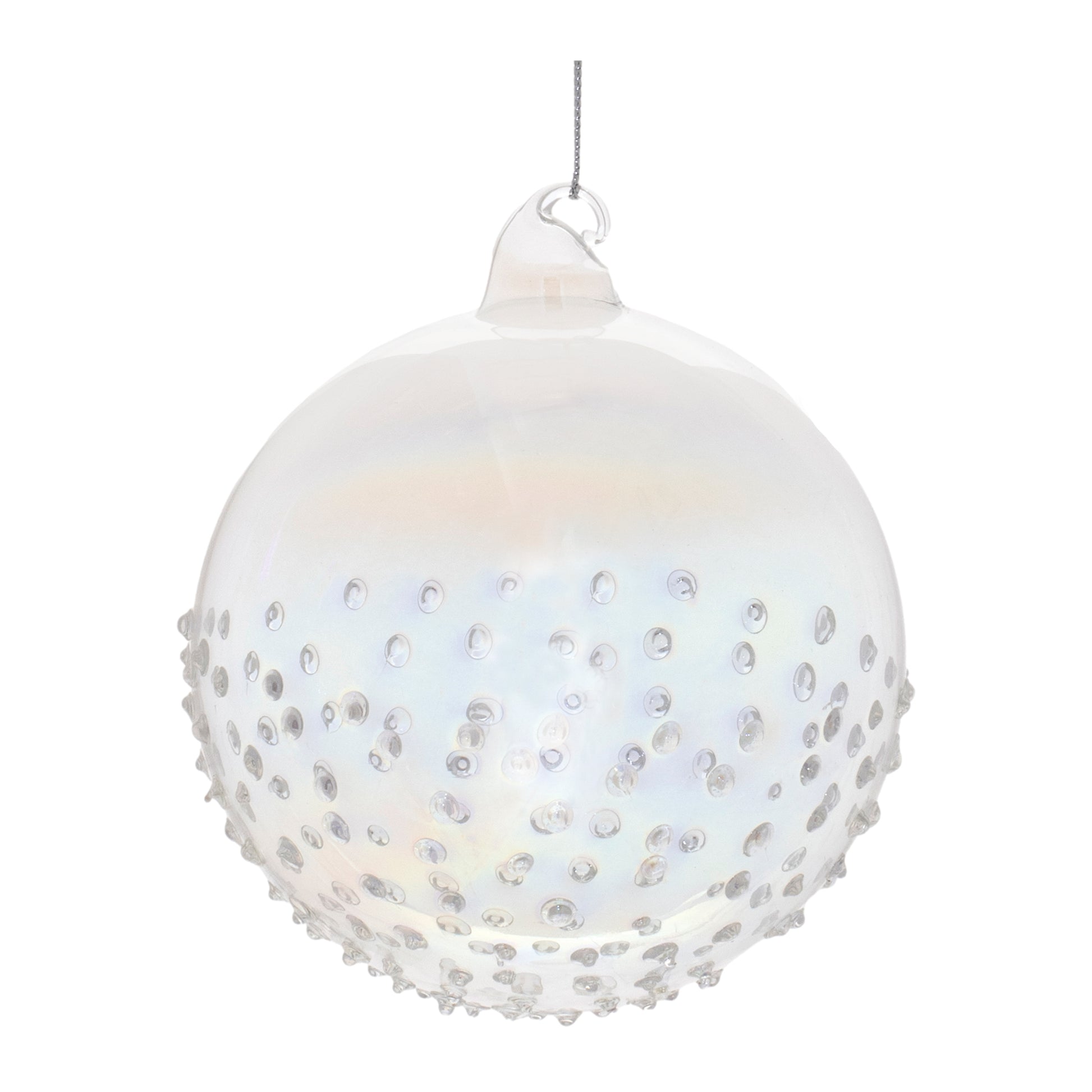 Iridescent Glass Ball Ornament (Set of 12)