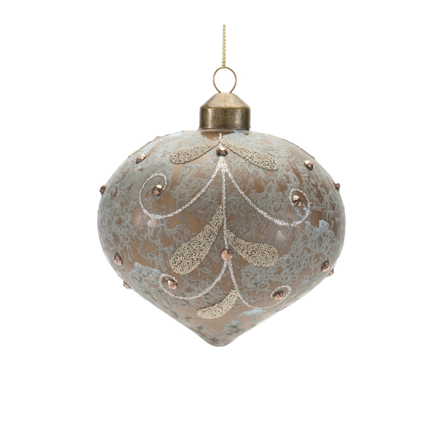 Beaded Glass Ornament (Set of 12)