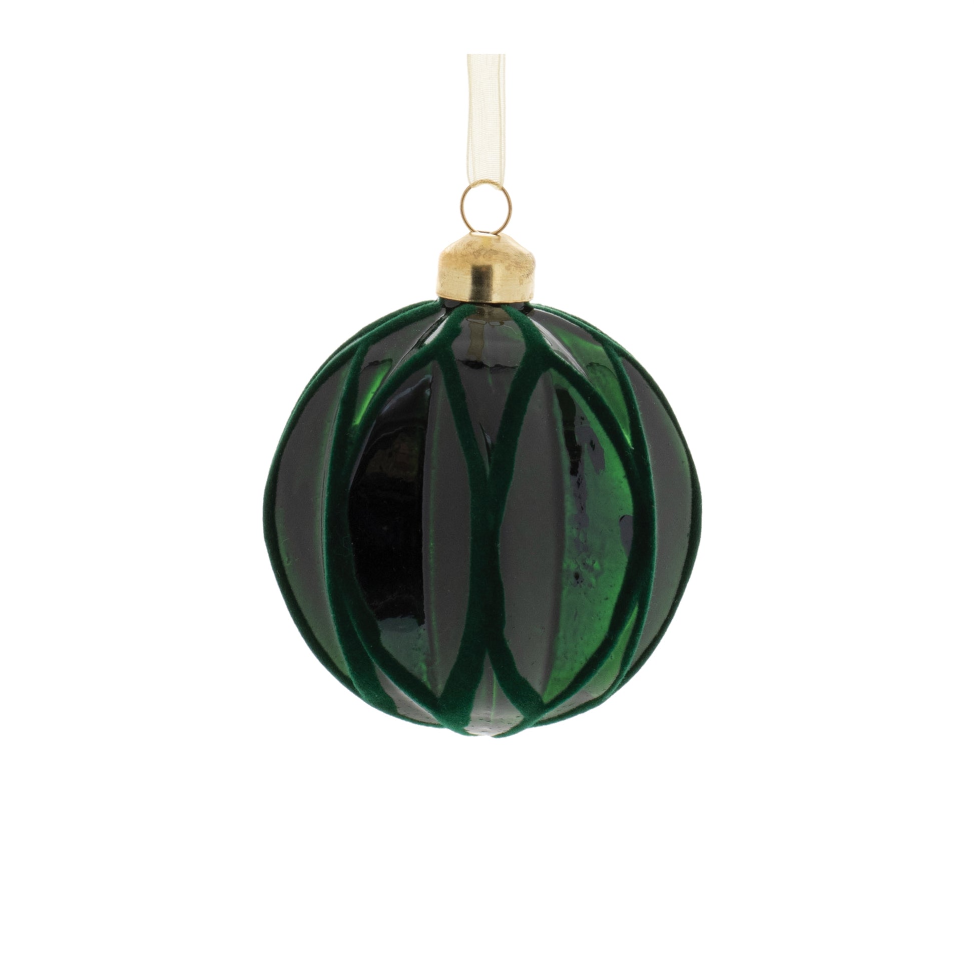 Velvet Glass Ornament (Set of 12)