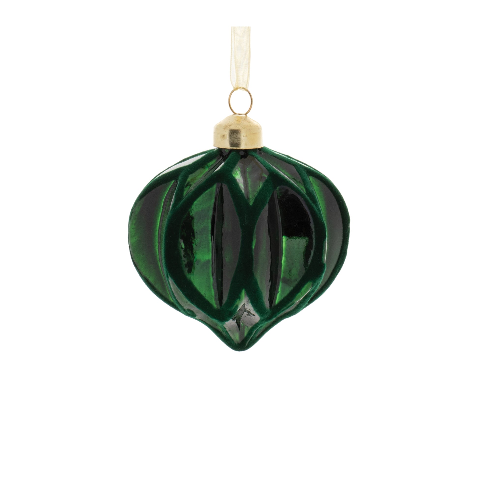 Velvet Glass Ornament (Set of 12)