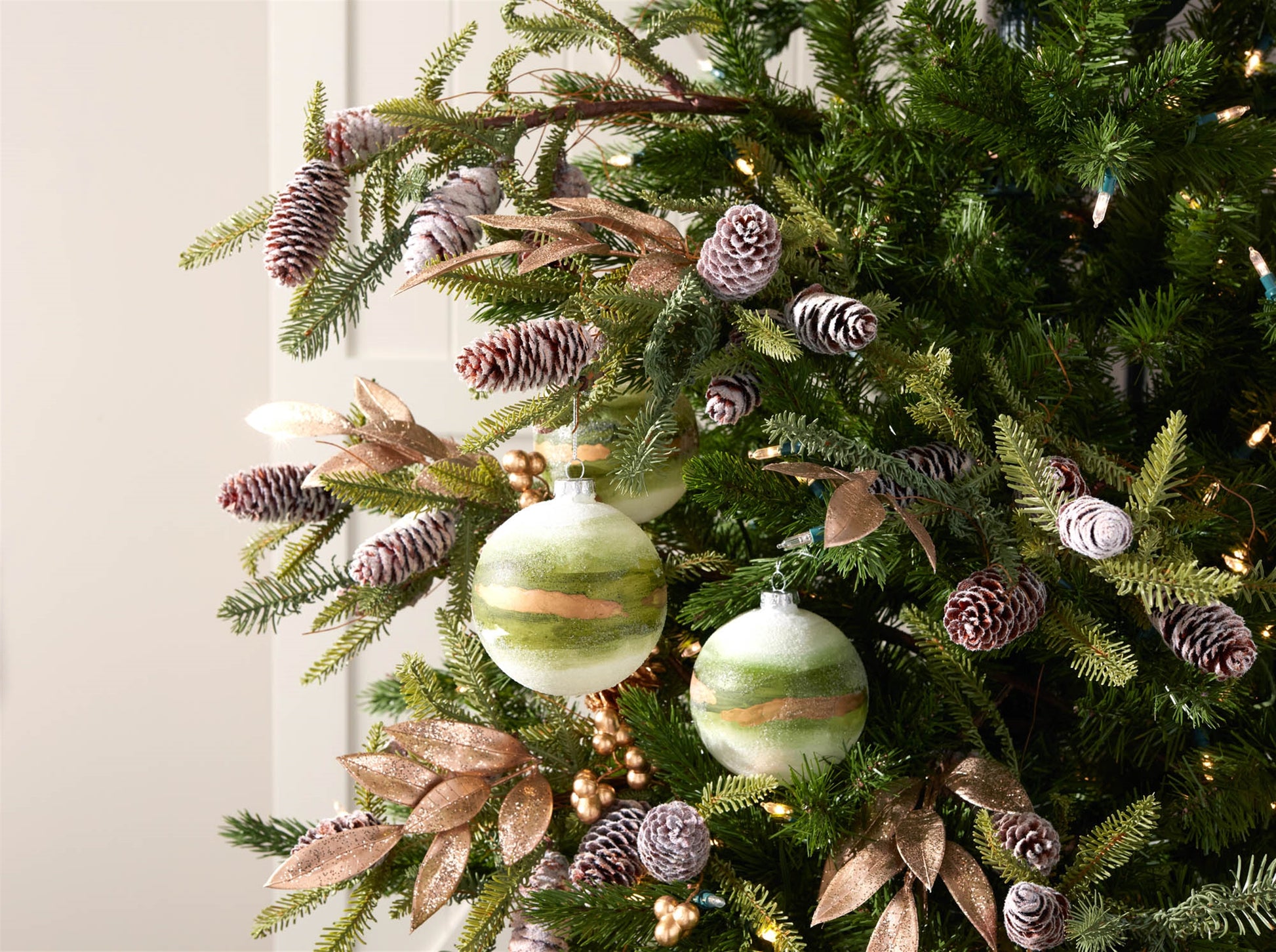 Beaded Glass Ball Ornament (Set of 6)