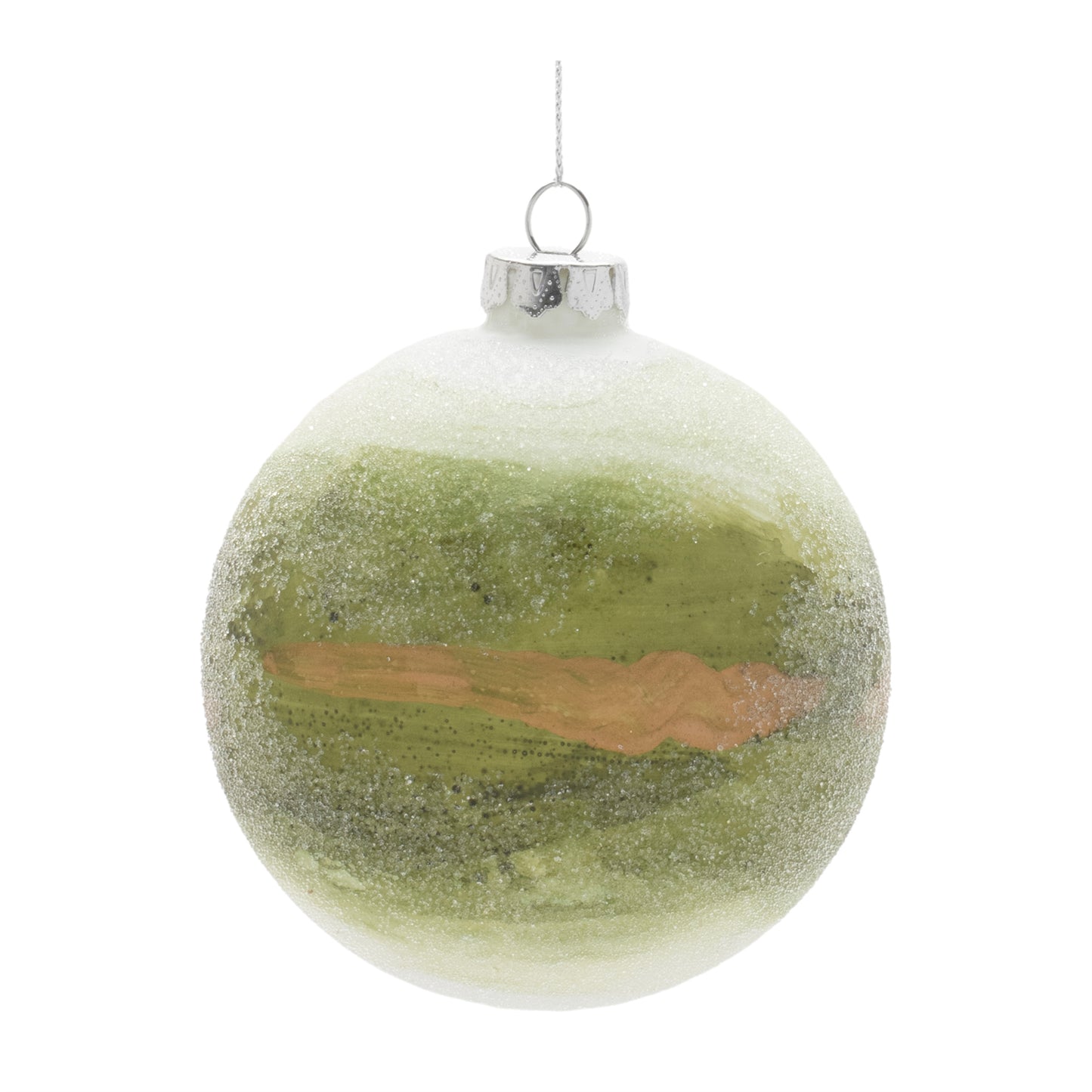 Beaded Glass Ball Ornament (Set of 6)