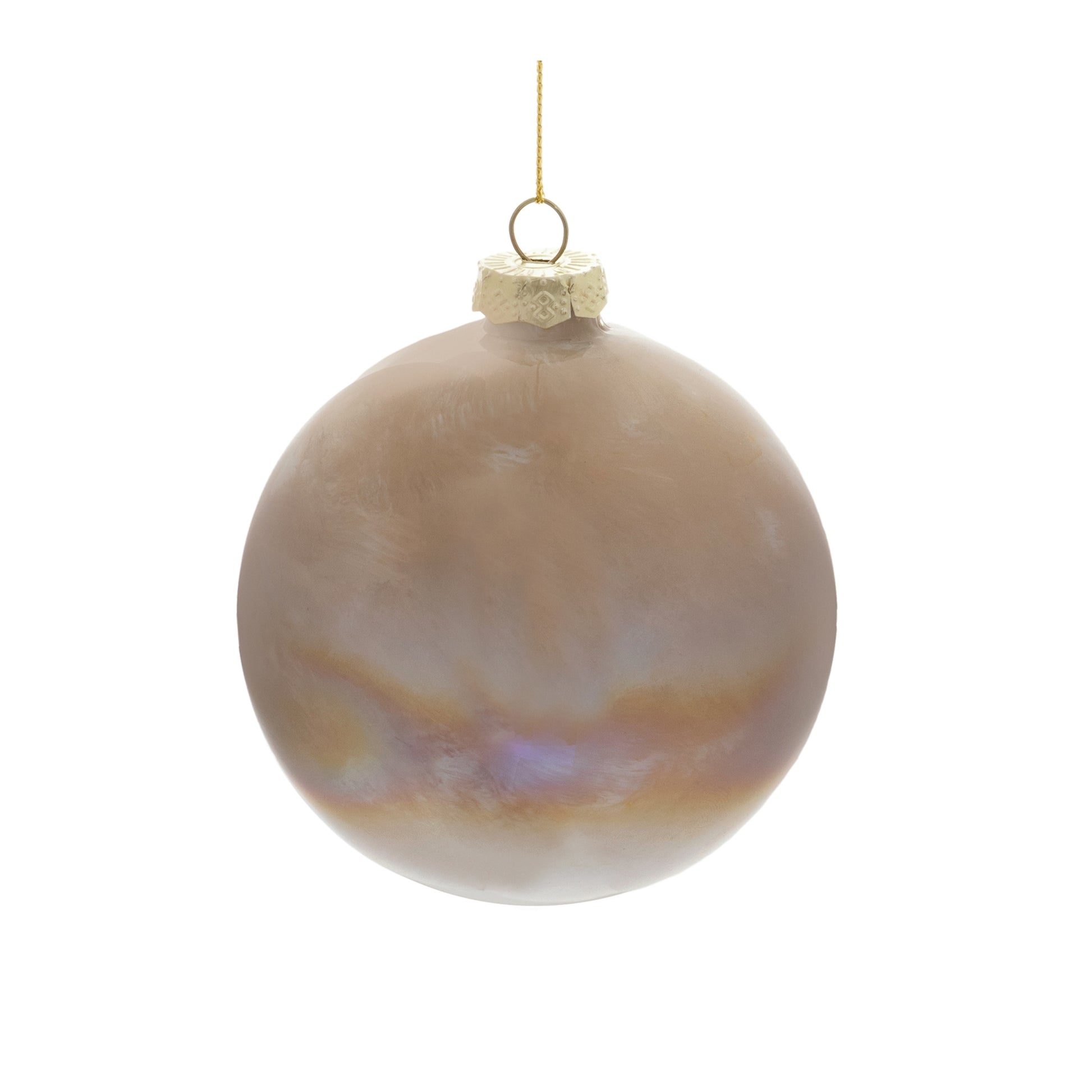 Iridescent Glass Ball Ornament (Set of 4)
