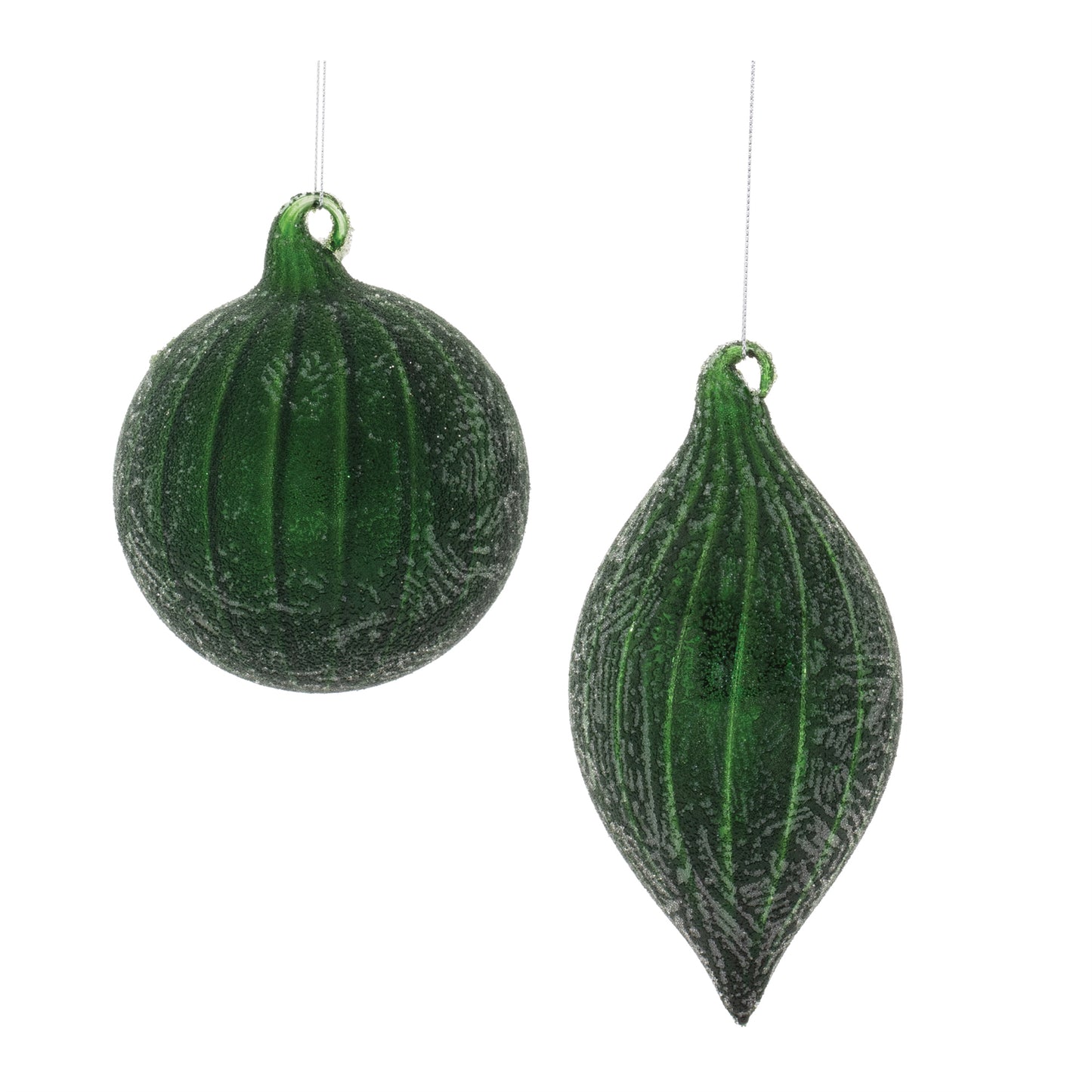 Beaded Glass Ornament (Set of 6)