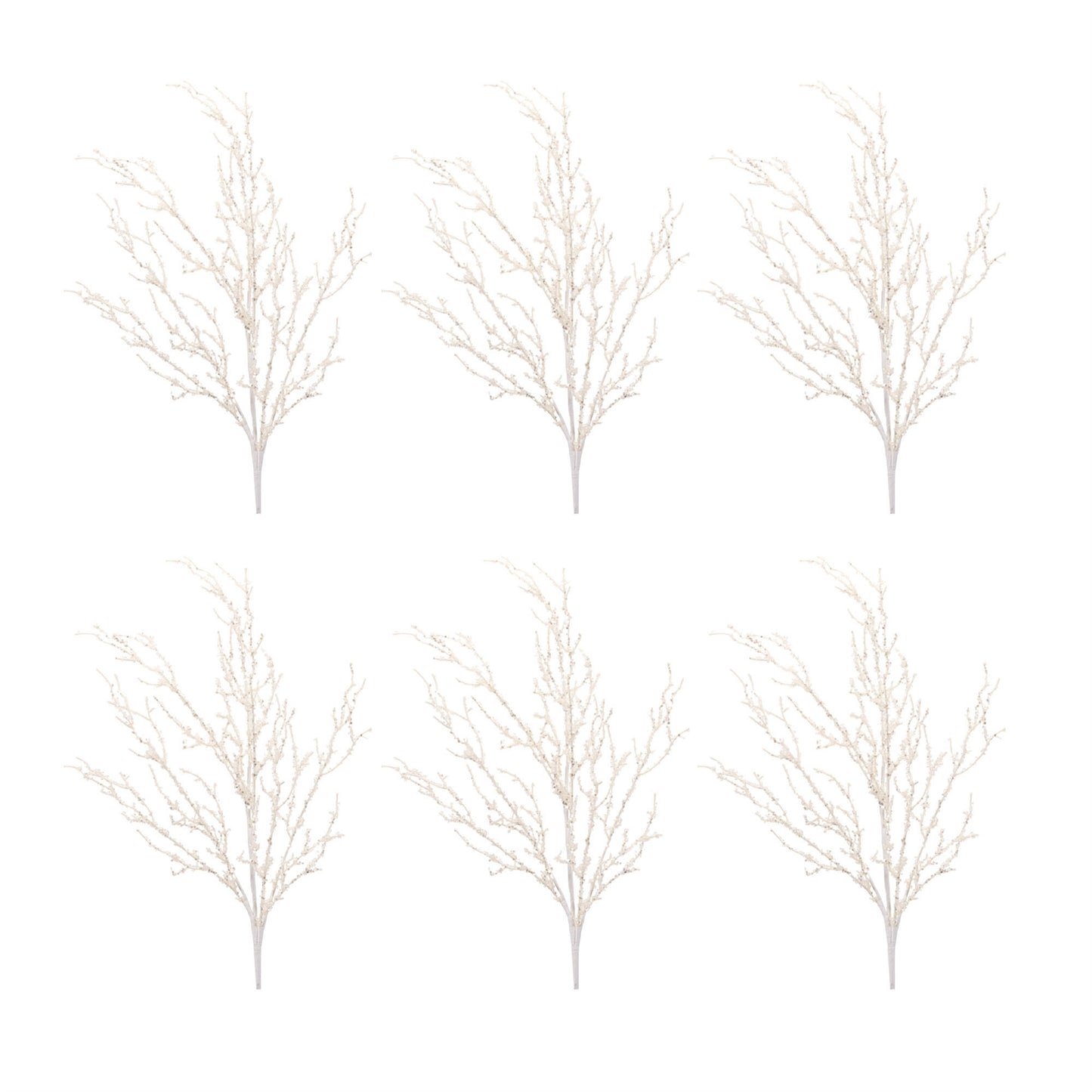 Glittered Twig Branch (Set of 6)