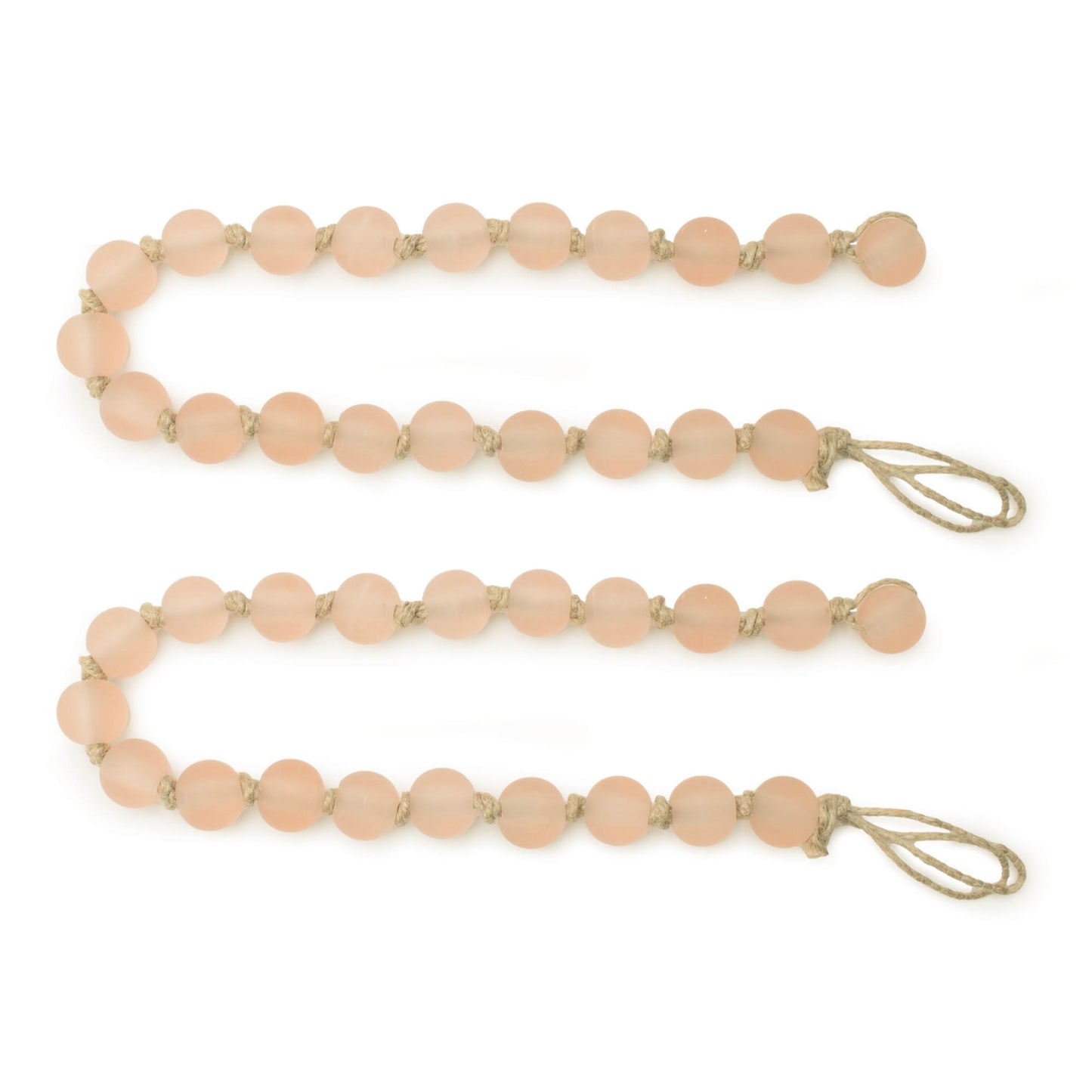 Frosted Glass Bead Garland (Set of 2)