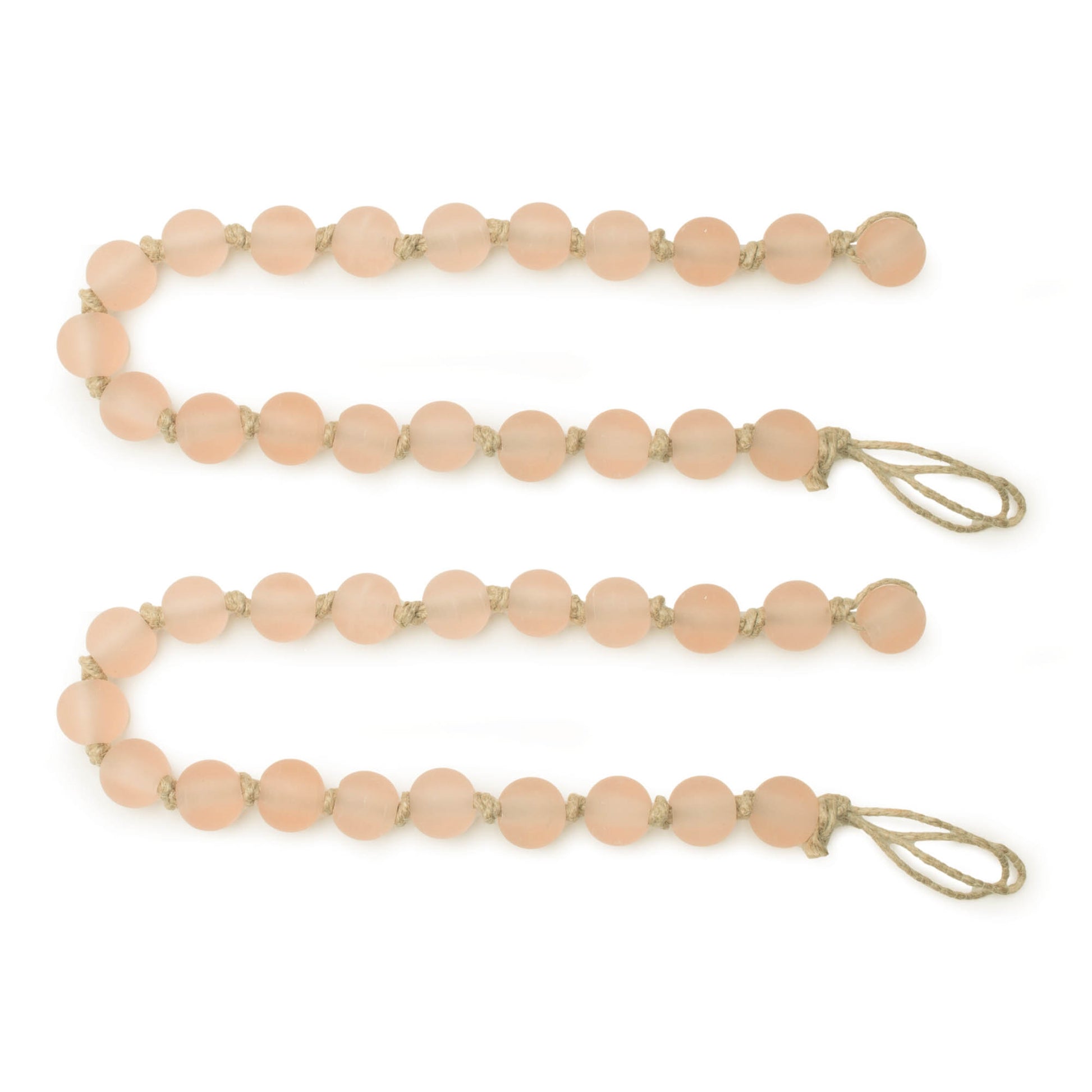 Frosted Glass Bead Garland (Set of 2)