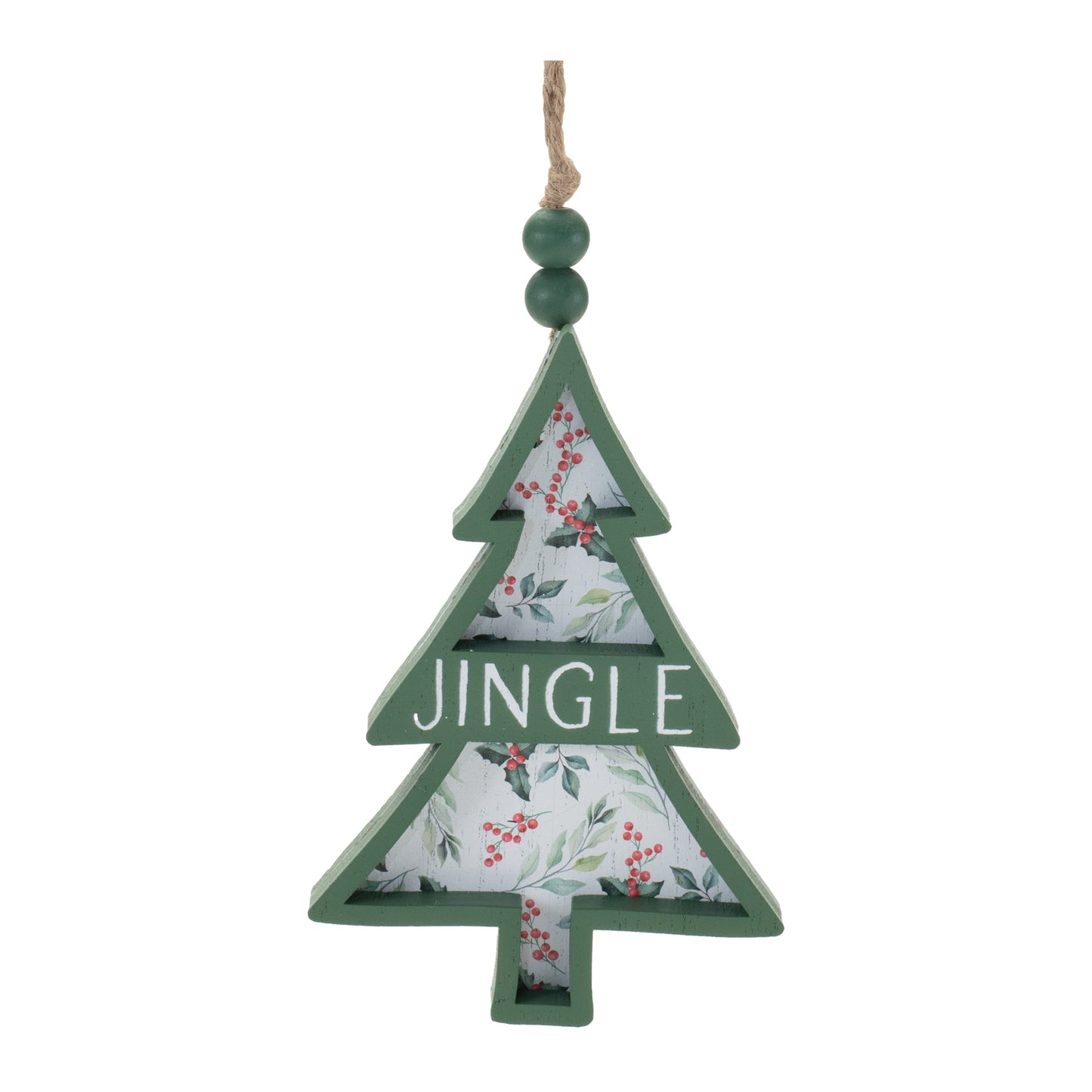 Rustic Tree Ornament (Set of 12)