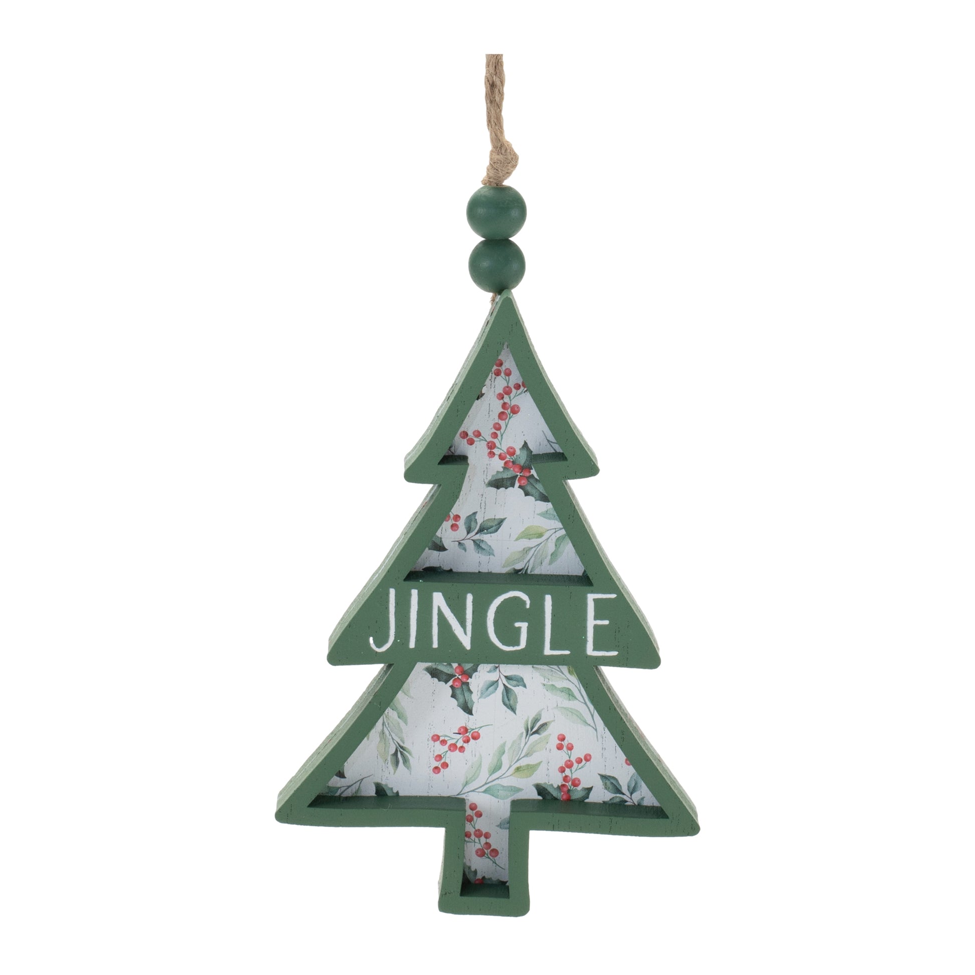 Rustic Tree Ornament (Set of 12)