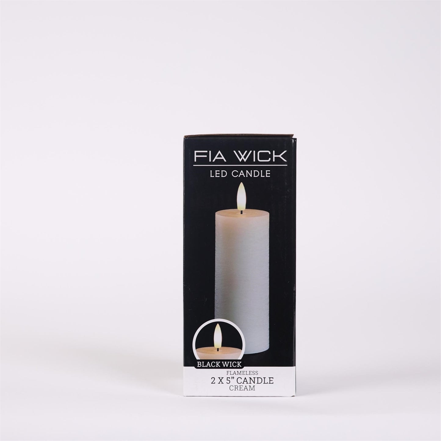 FIA Wick Ivory Pillar Candle (Set of 4)
