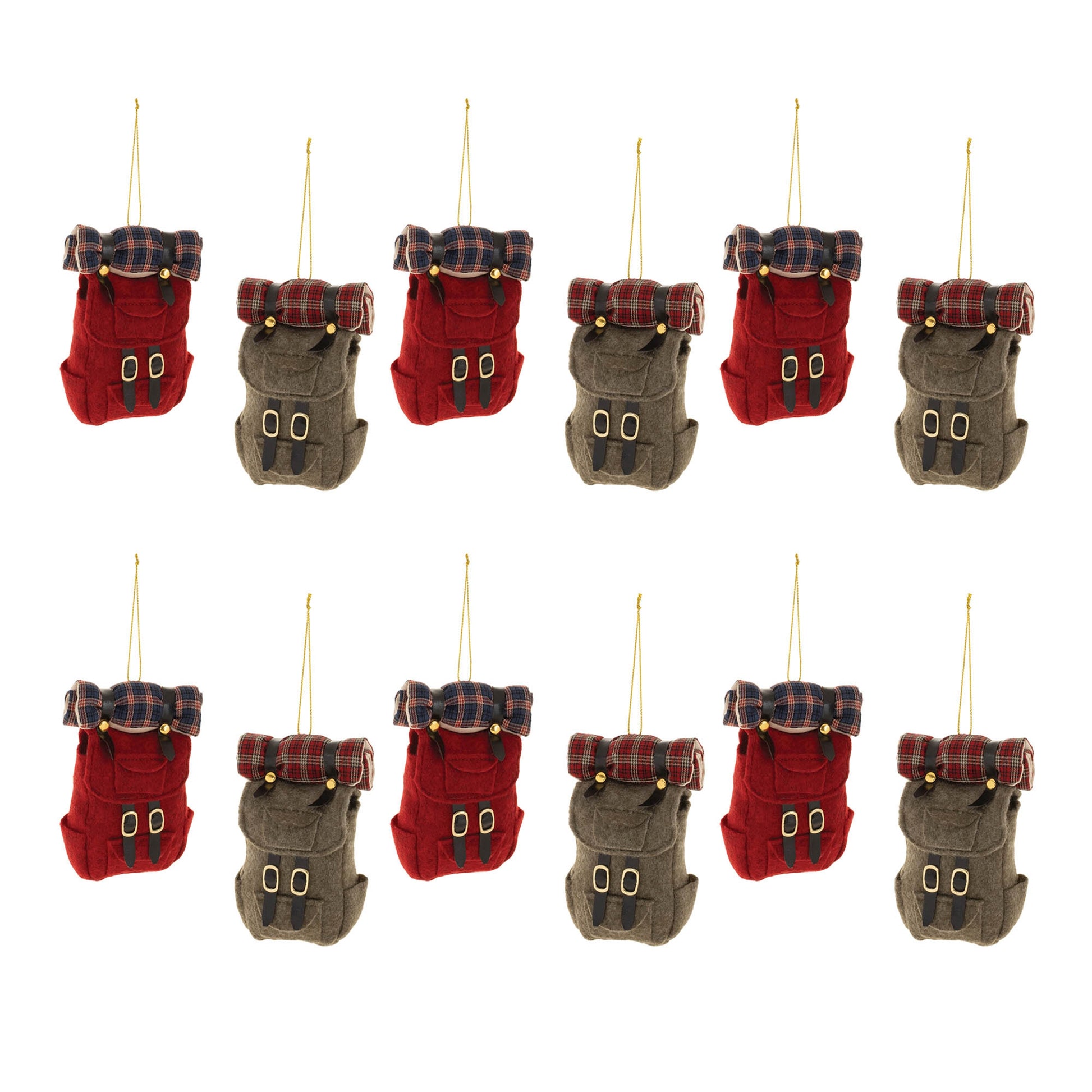 Hiking Backpack Ornament (Set of 12)
