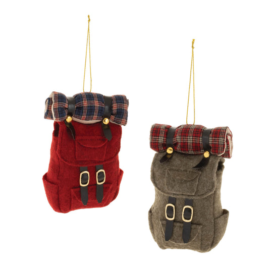 Hiking Backpack Ornament (Set of 12)