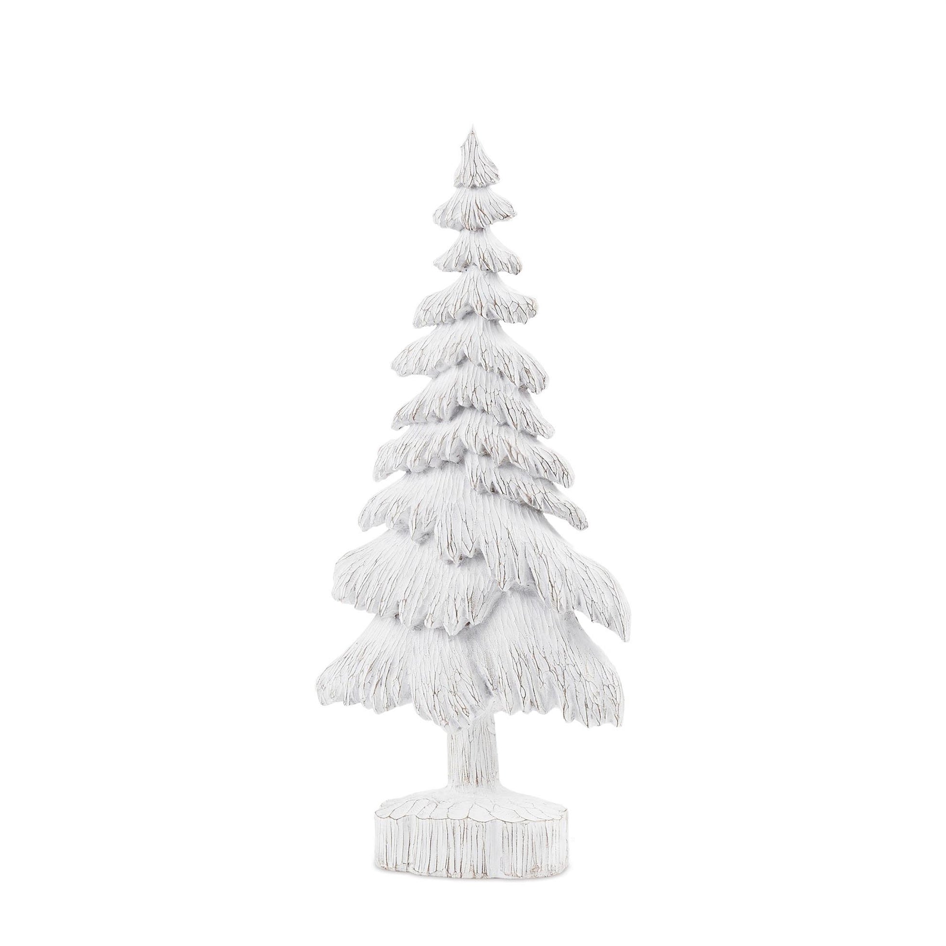 White Washed Pine Tree (Set of 2)