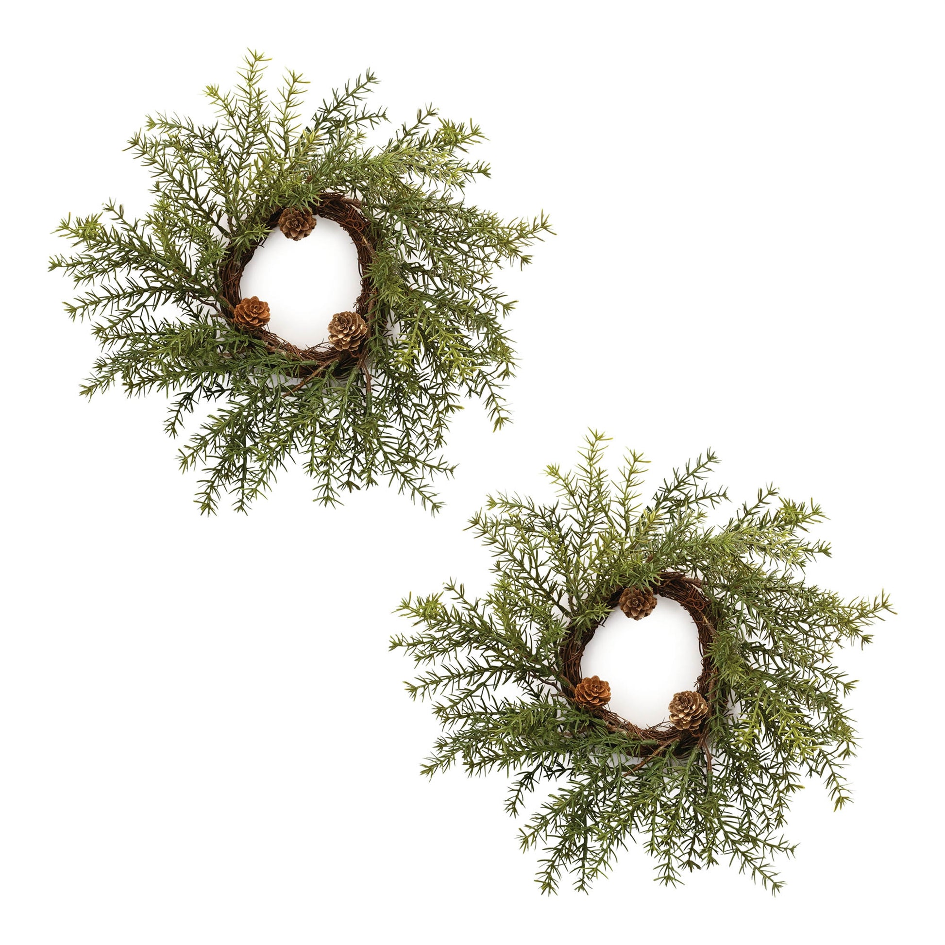 Winter Pine Wreath (Set of 2)