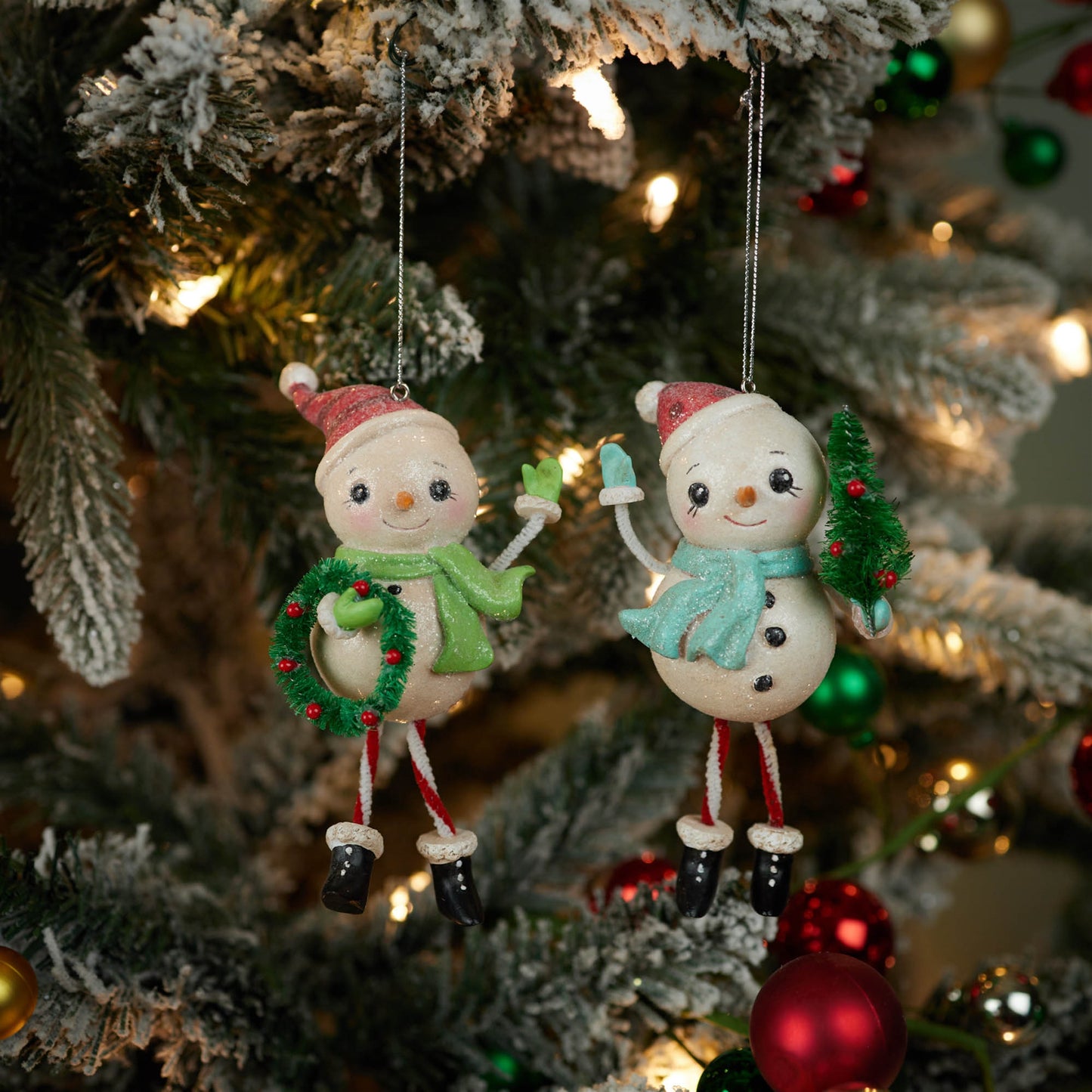 Nostalgic Snowman Ornament (Set of 12)