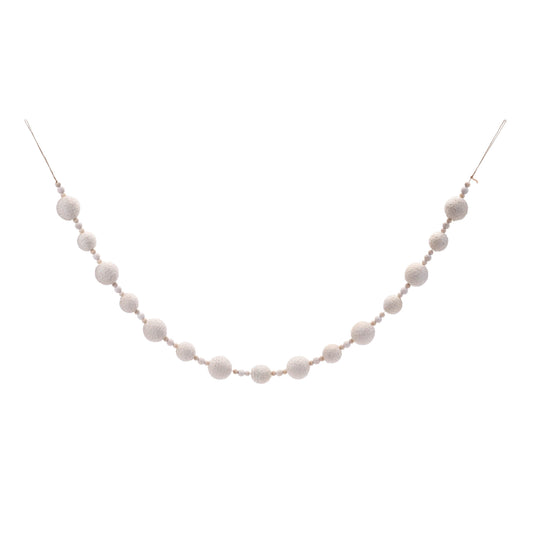 Fabric Ball String Garland (Set of 2)