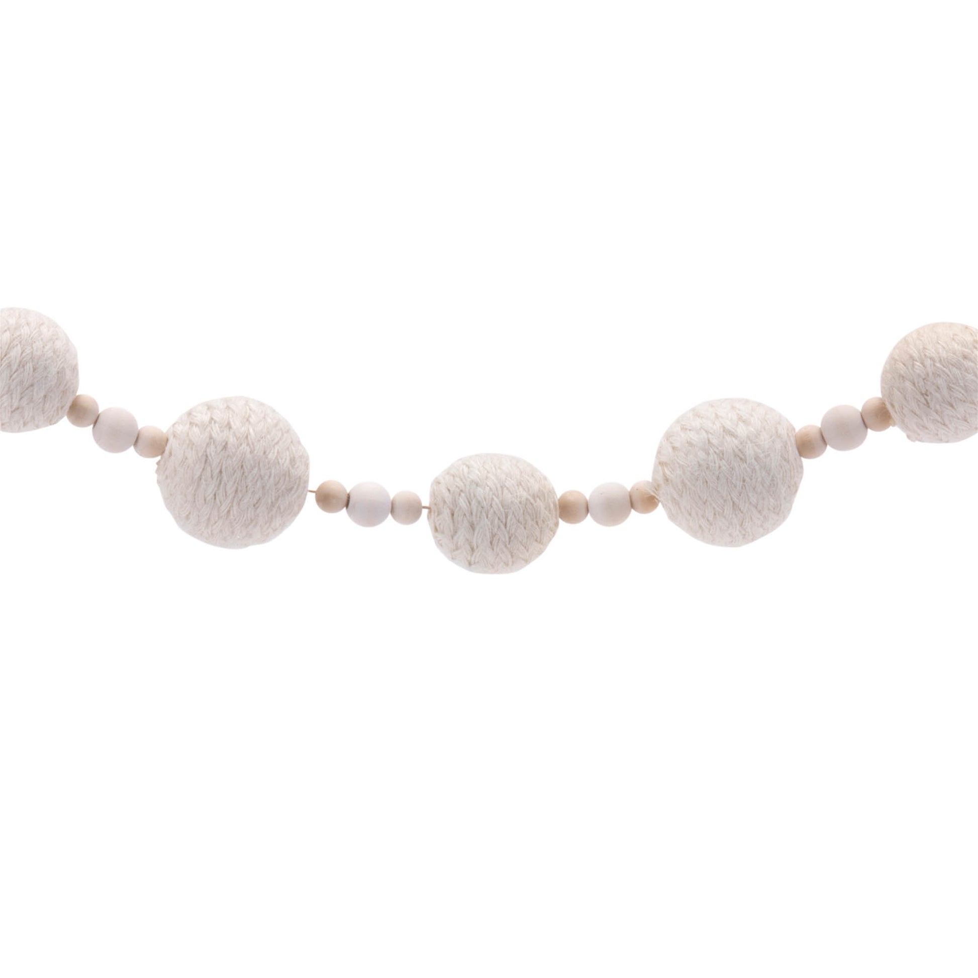 Fabric Ball String Garland (Set of 2)
